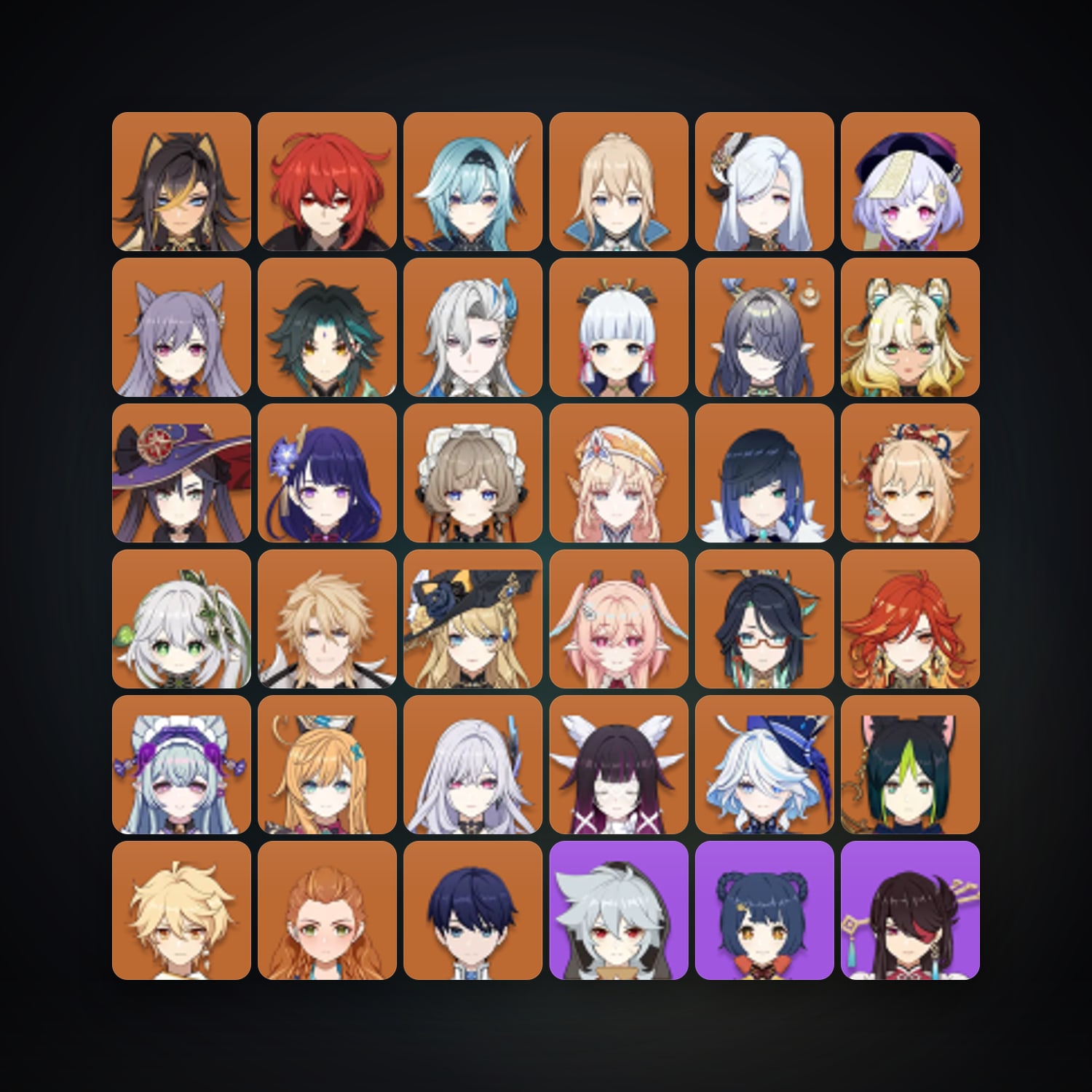 Genshin Impact | AR 60 | 82 Chars | 30× 5★ — Genshin / miHoYo Account · 261928043 — HabibiAccounts