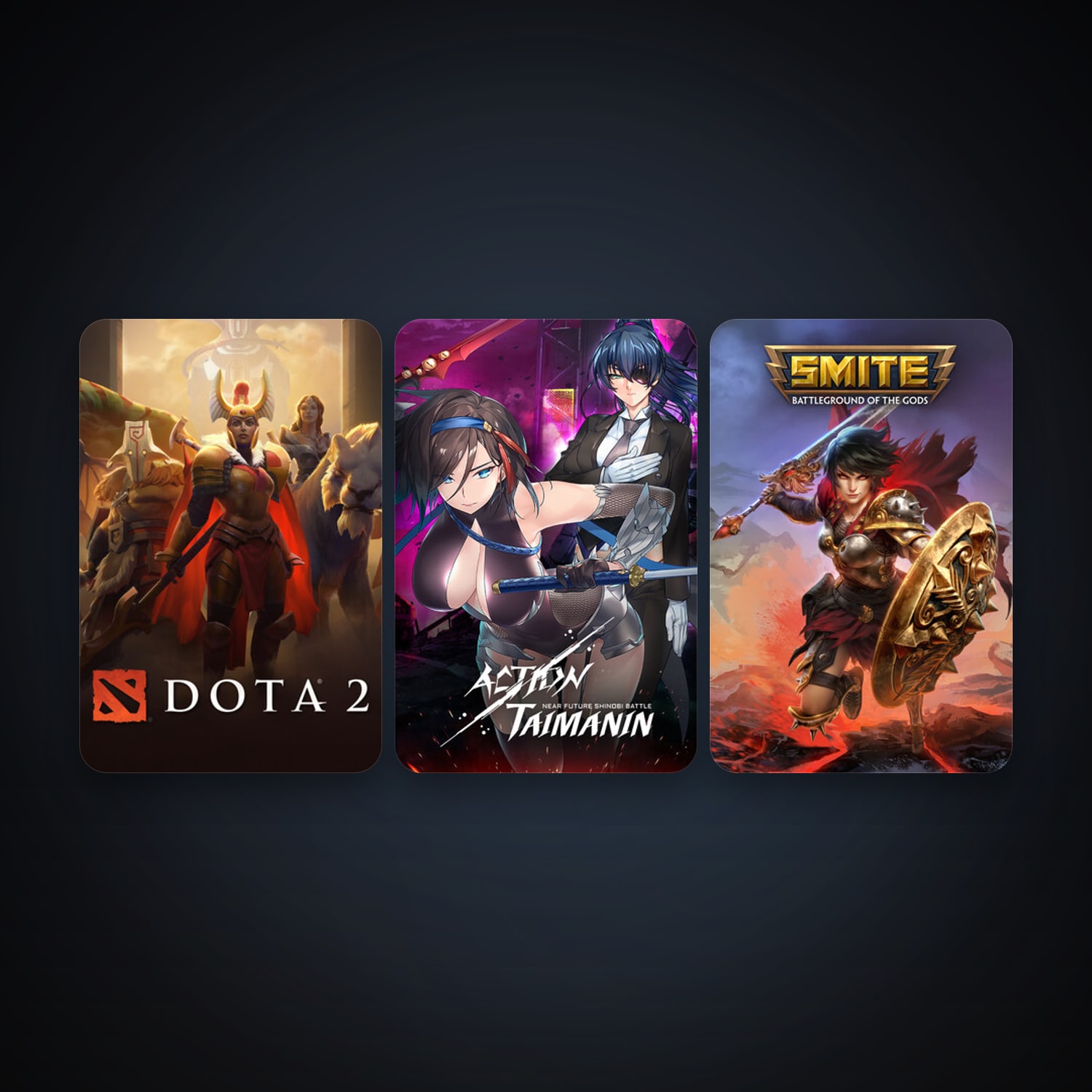 Dota 2 + SMITE, 3 games, clean — HabibiAccounts