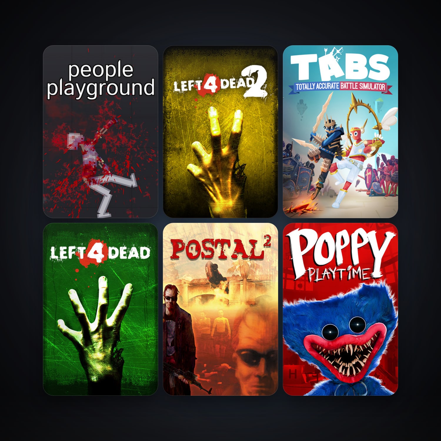 Left 4 Dead + Left 4 Dead 2, 38 games, clean — HabibiAccounts