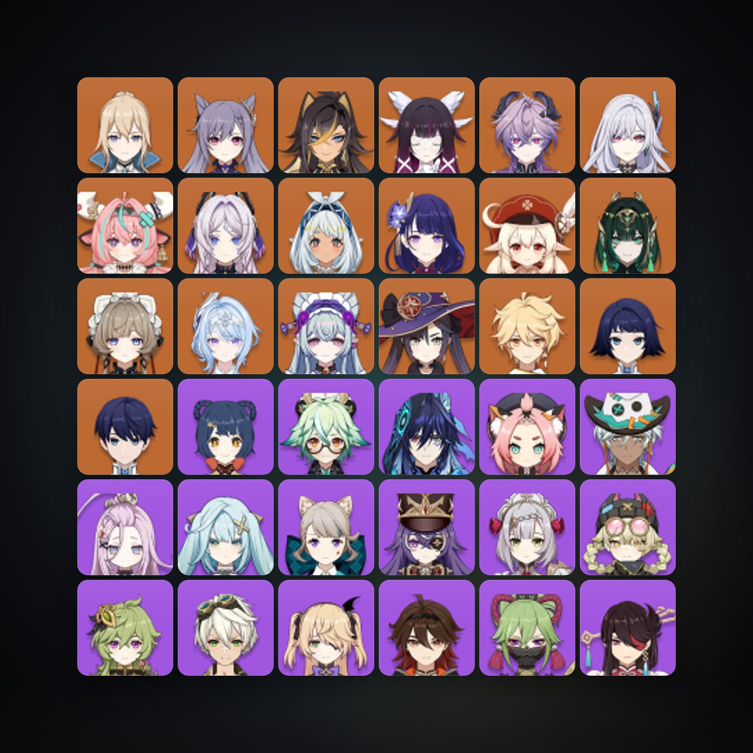 Genshin Impact | AR 58 | 67 Chars | 16× 5★ — Genshin / miHoYo Account — HabibiAccounts