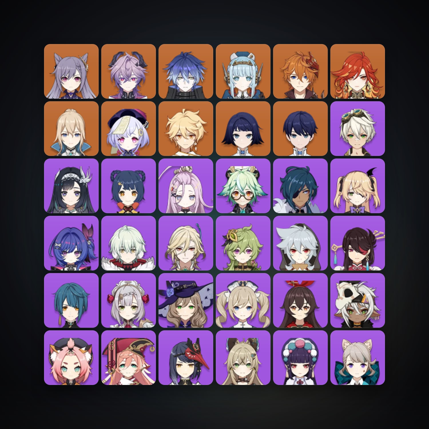 Genshin Impact | AR 55 | 39 Chars | 8× 5★ — Genshin / miHoYo Account — HabibiAccounts