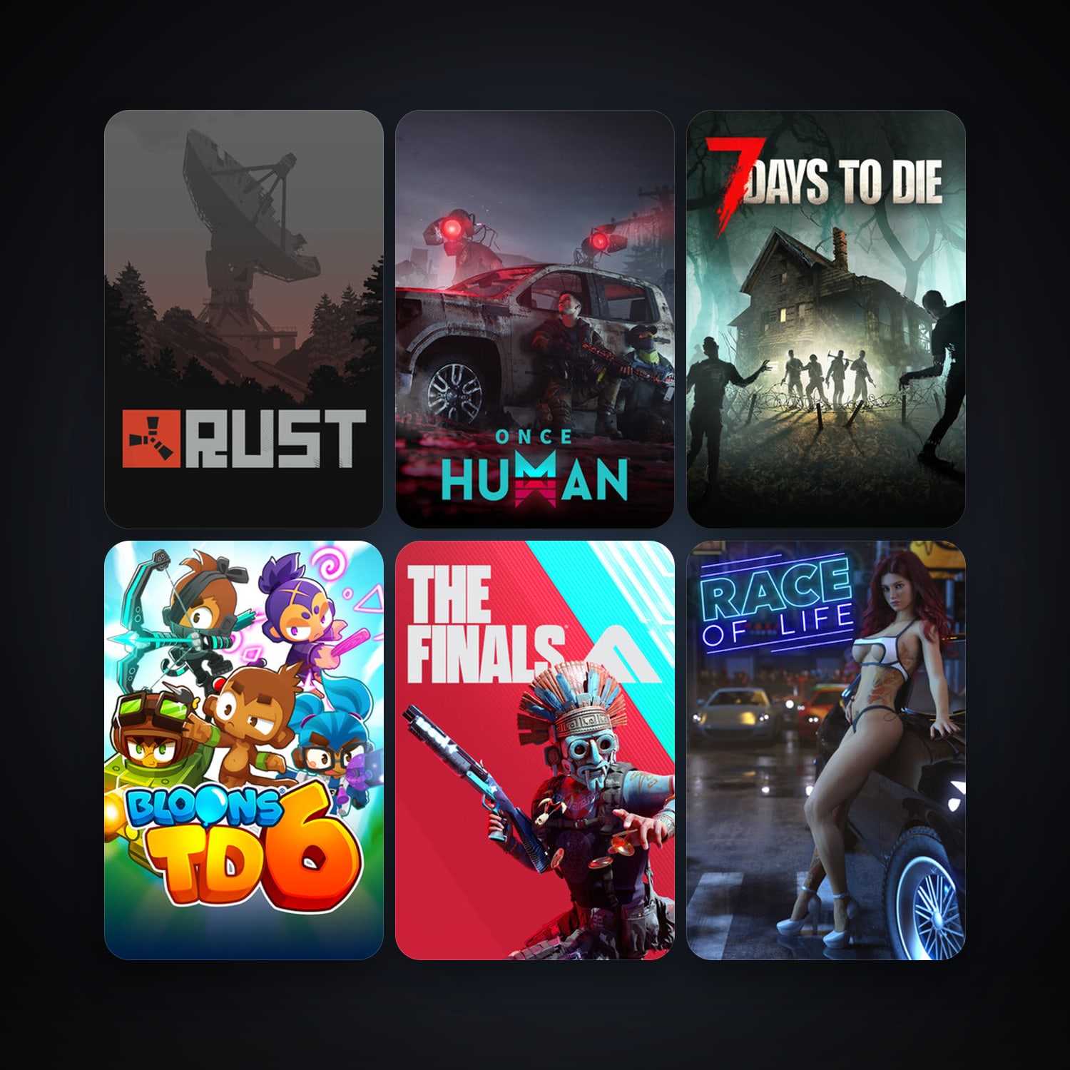7 Days to Die + Rust, 43 games, clean — HabibiAccounts