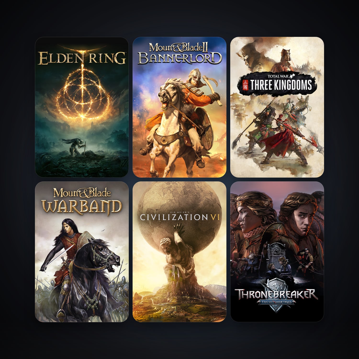 The Witcher: Enhanced Edition Director's Cut + Mount & Blade: Warband, 44 games, Steam 10, clean — HabibiAccounts