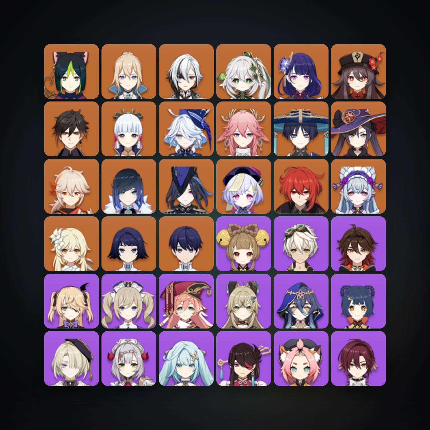 Genshin Impact | AR 58 | 62 Chars | 18× 5★ — Genshin / miHoYo Account — HabibiAccounts