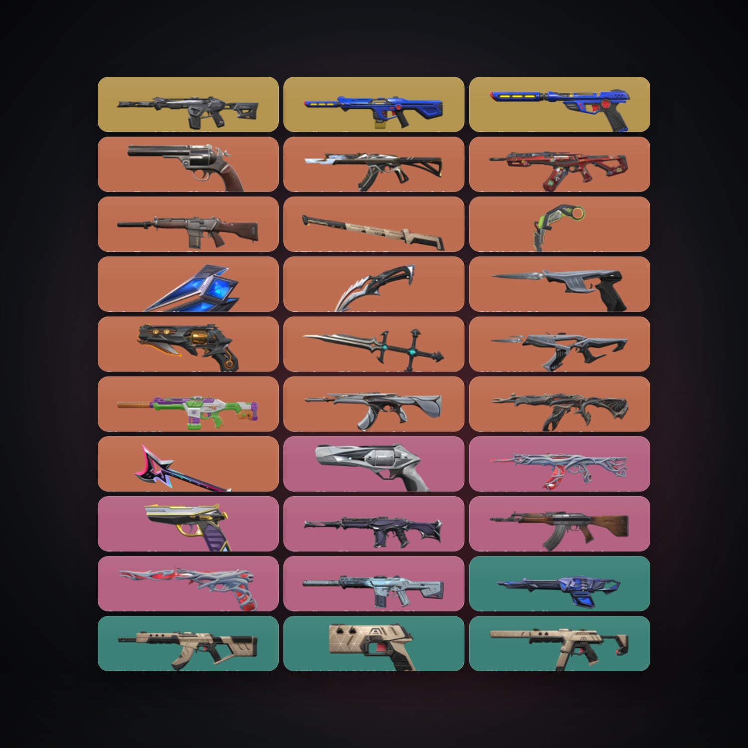 LA Ascendant 1 locker — 6 knives, 81 skins, lvl 289 — HabibiAccounts