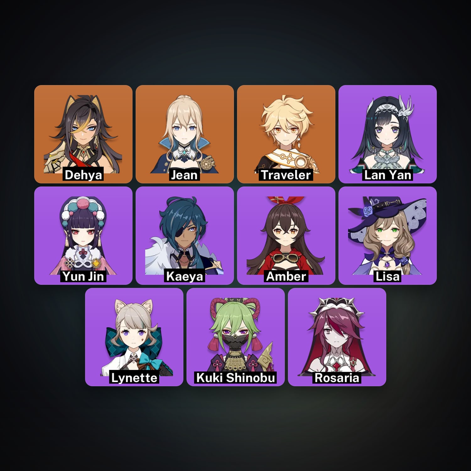Genshin Impact | AR 35 | 11 Chars | 2× 5★ — Genshin / miHoYo Account — HabibiAccounts