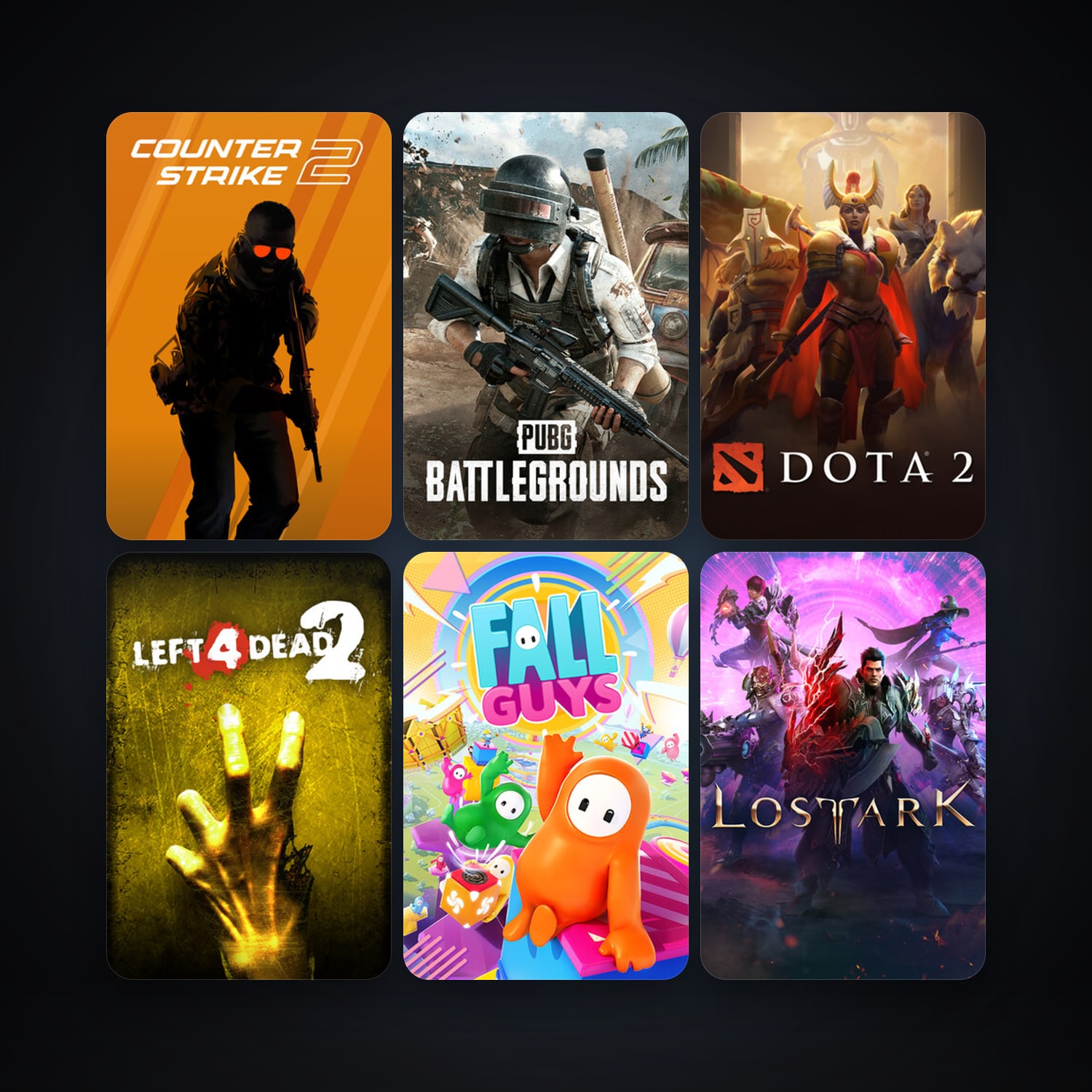 Half-Life + Left 4 Dead, 50 games, Steam 17, clean — HabibiAccounts