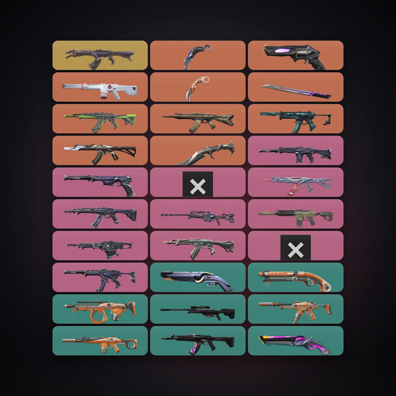 AP Ascendant 1 locker — 4 knives, 79 skins, lvl 493 — HabibiAccounts