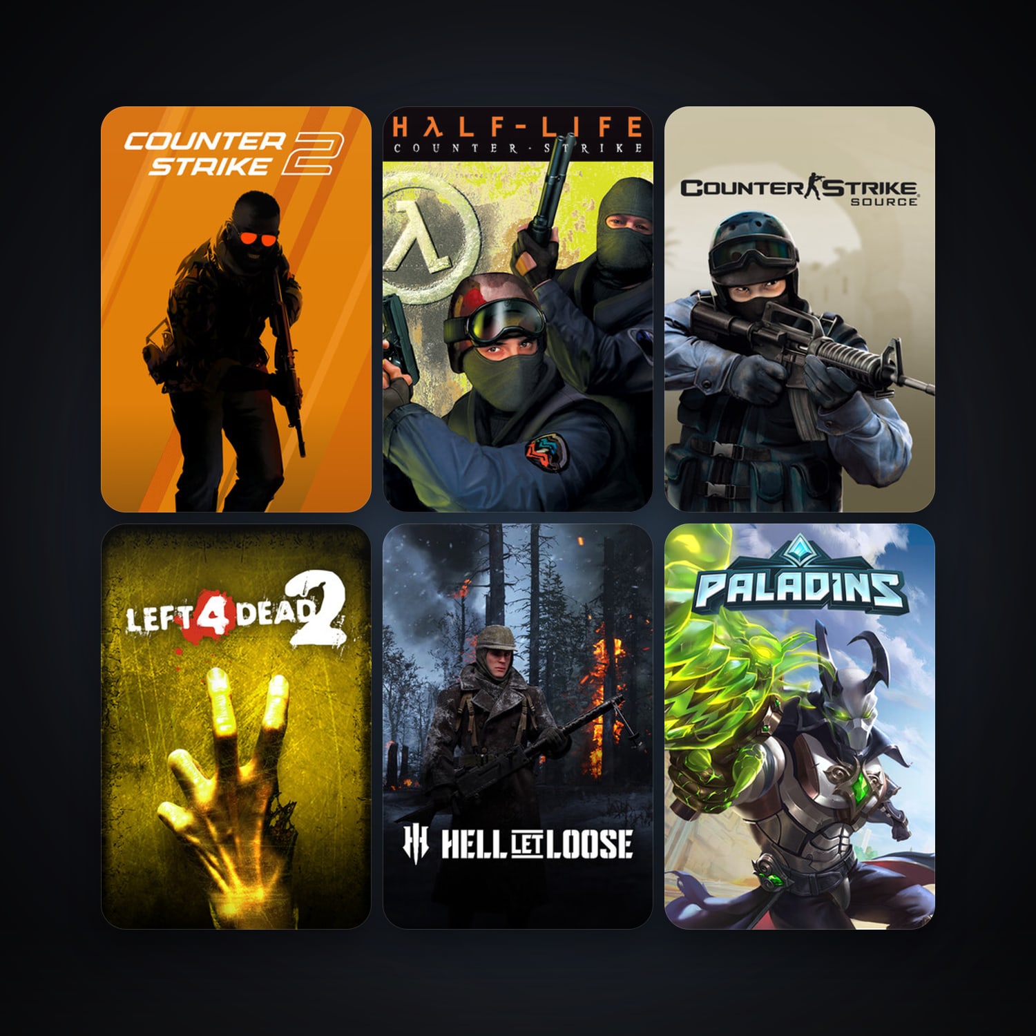 Counter-Strike + Counter-Strike: Source, 32 games, Steam 24, clean — HabibiAccounts