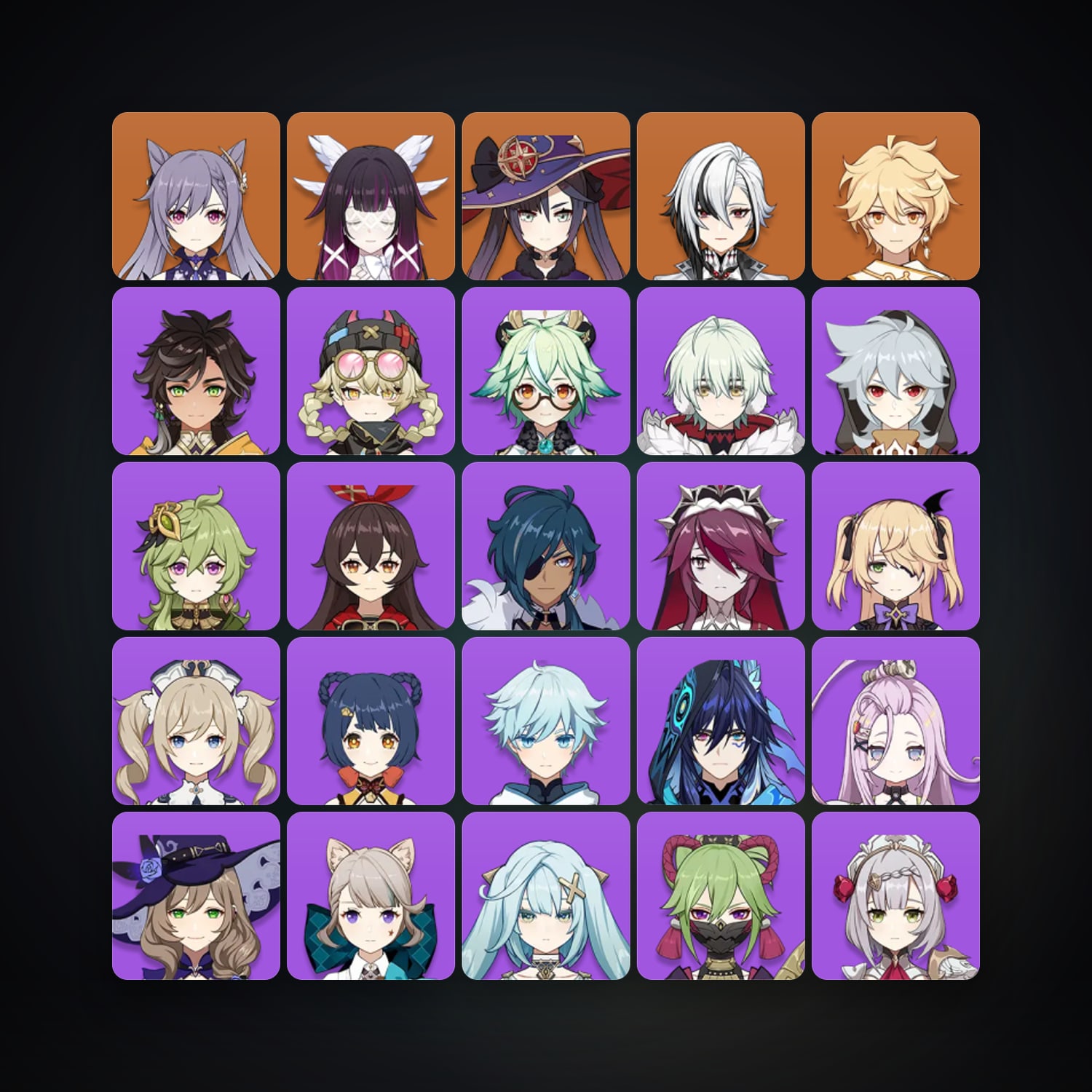 Genshin Impact | AR 45 | 25 Chars | 4× 5★ — HabibiAccounts
