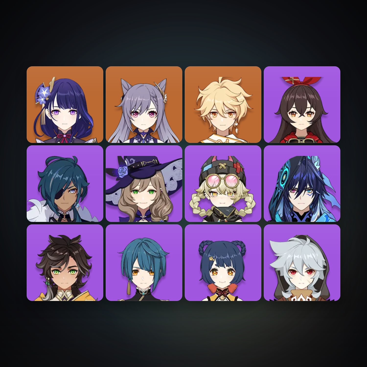 Genshin Impact | AR 25 | 12 Chars | 2× 5★ — Genshin / miHoYo Account · 261938498 — HabibiAccounts