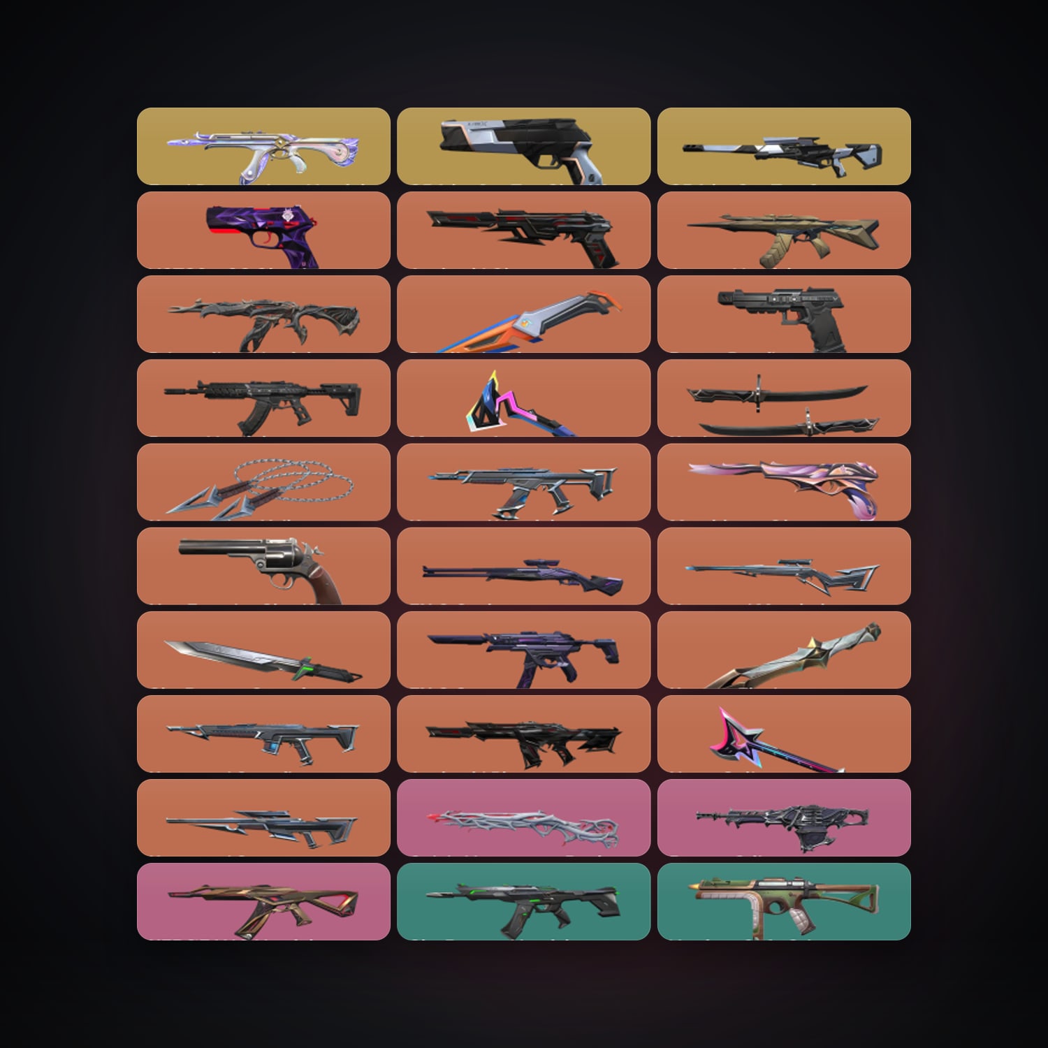 EU Gold 2 locker — 7 knives, 96 skins, lvl 88 — HabibiAccounts