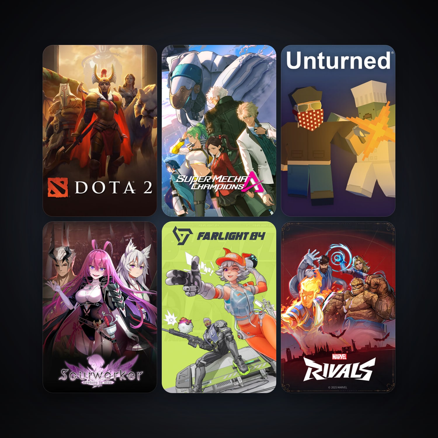 Dota 2 + Unturned, 12 games, clean — HabibiAccounts
