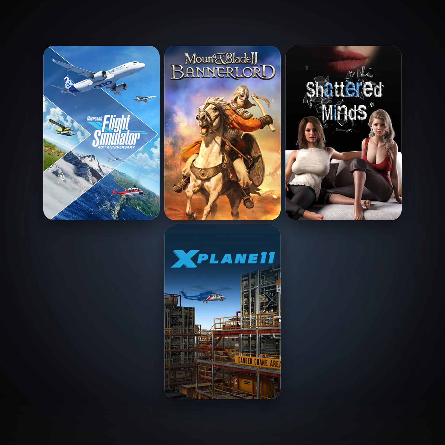 Mount & Blade II: Bannerlord + X-Plane 11, 12 games, clean — HabibiAccounts