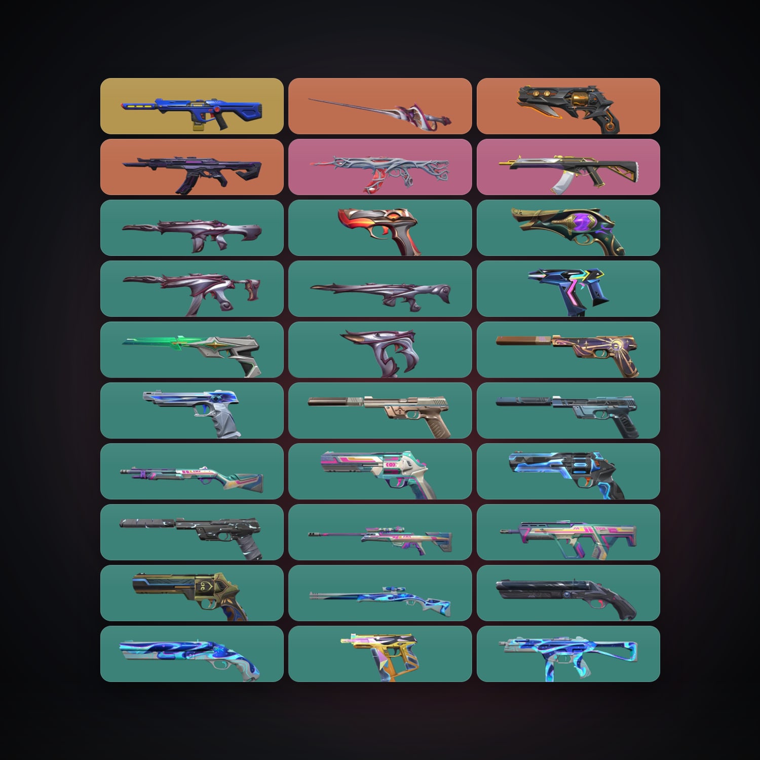 EU Gold 3 locker — 1 knives, 31 skins, lvl 256 — HabibiAccounts