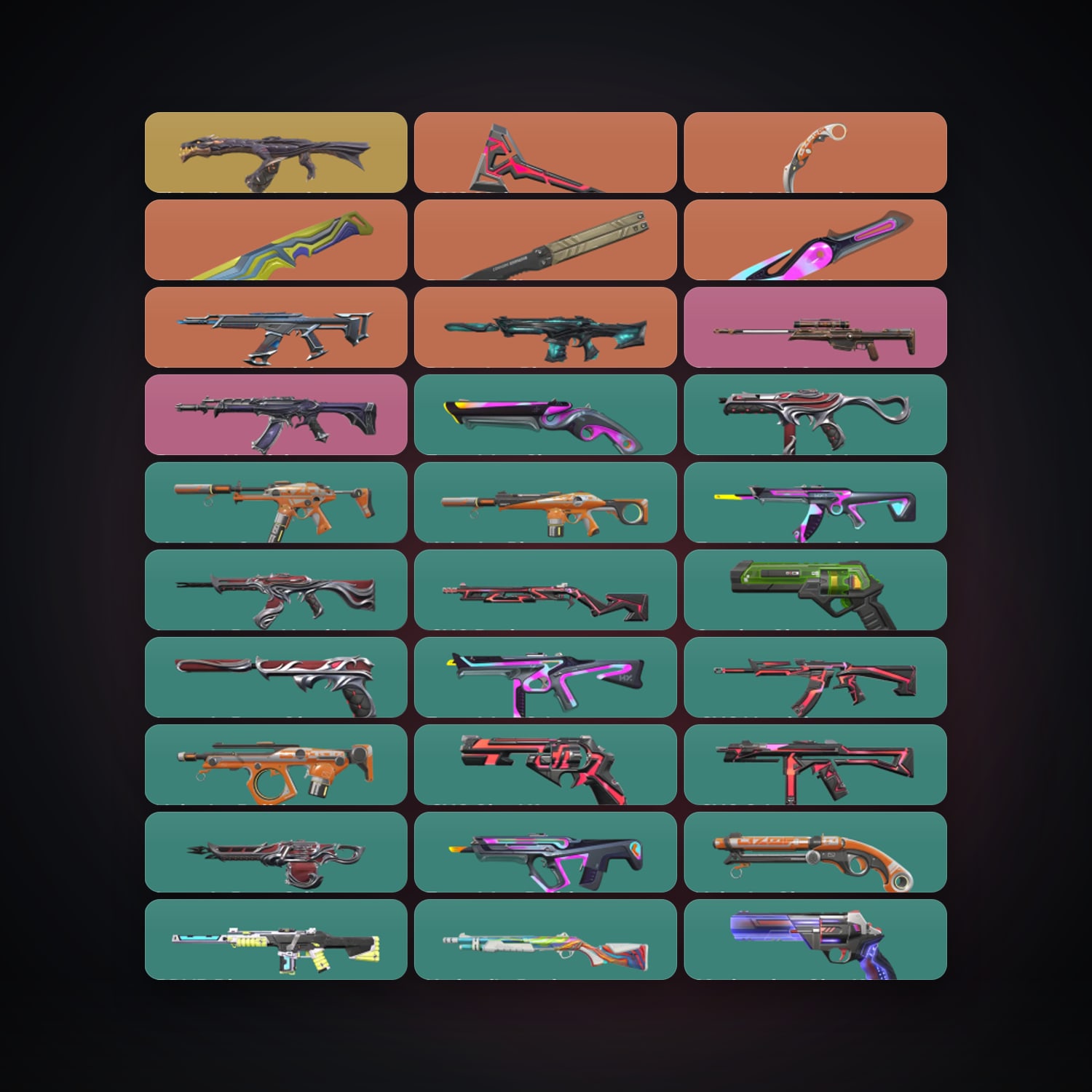 EU Plat 2 locker — 5 knives, 66 skins, lvl 211 · 261939779 — HabibiAccounts