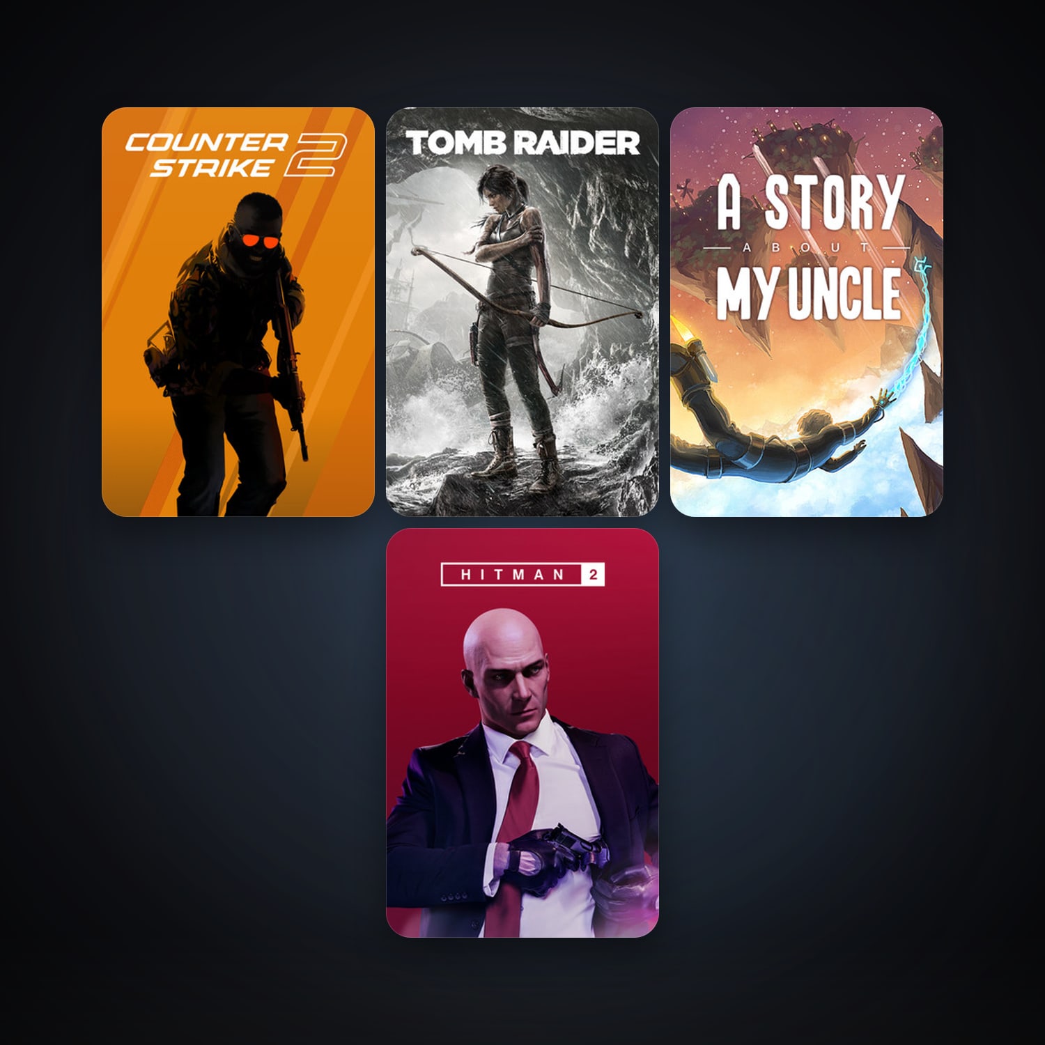 CS2 Prime + Tomb Raider, 5 games, clean — HabibiAccounts