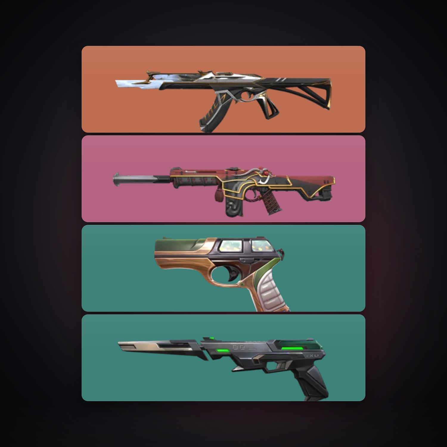 LA Gold 3 locker — 4 skins, lvl 63 — HabibiAccounts