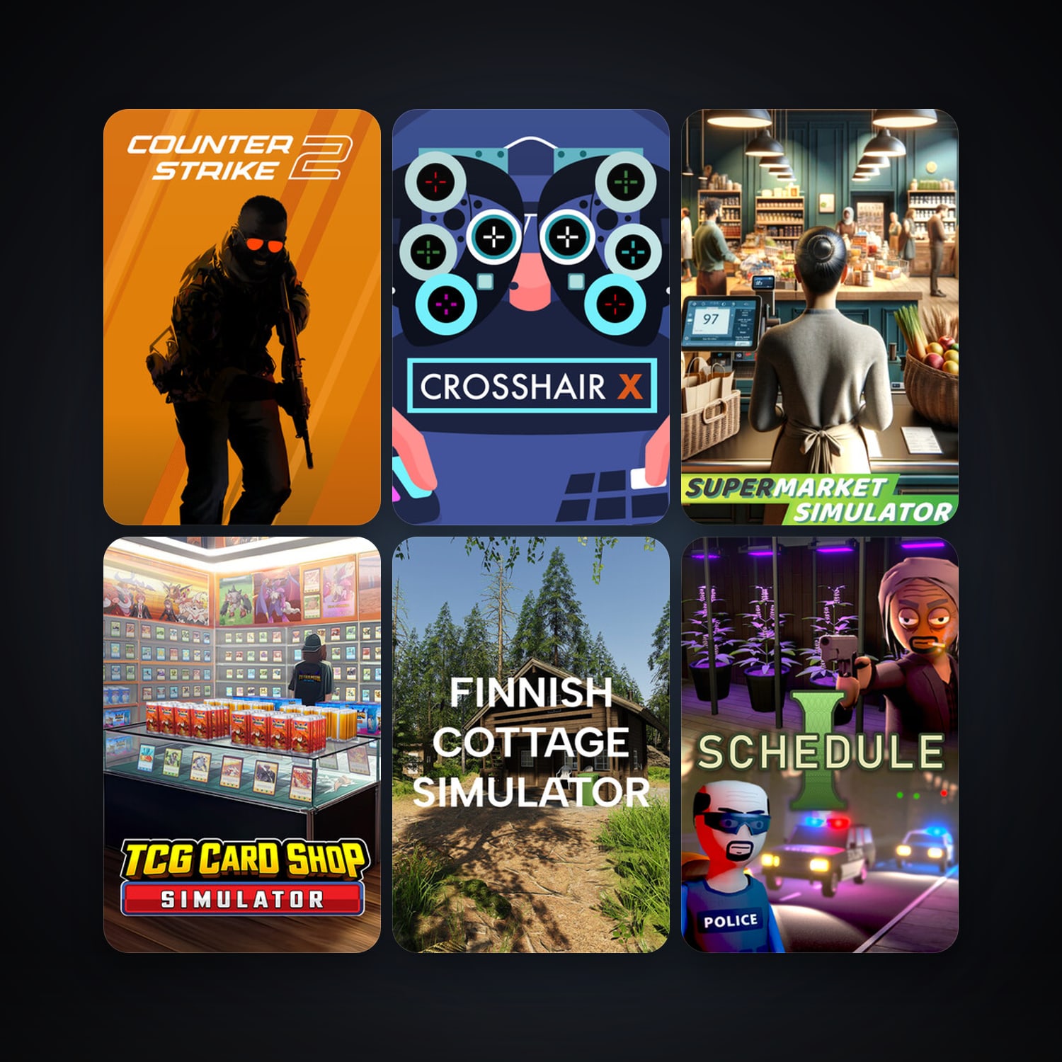 CS2 Prime + Crosshair X, 31 games, Steam 12, clean — HabibiAccounts