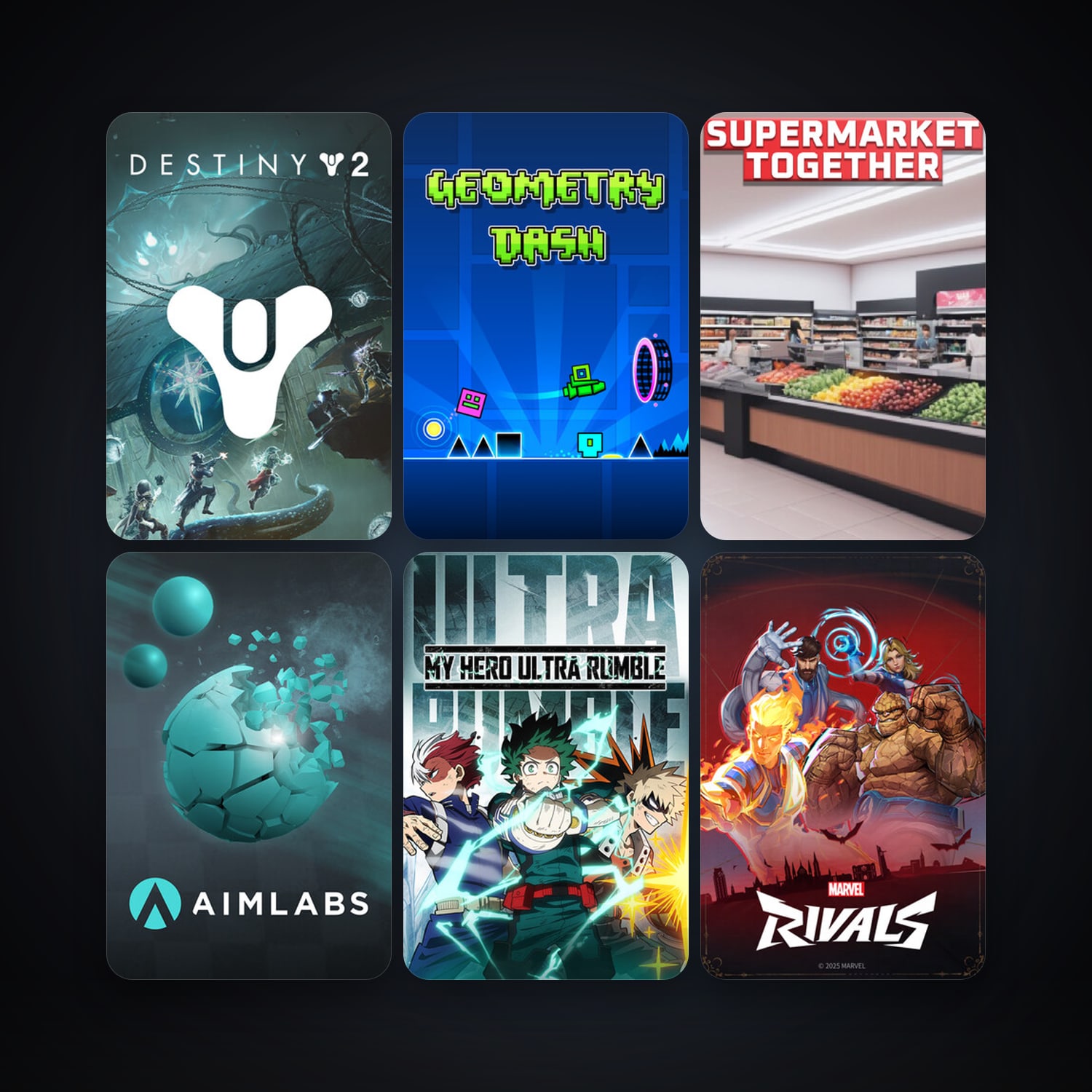 Geometry Dash + ARK: The Survival Of The Fittest, 11 games, clean — HabibiAccounts