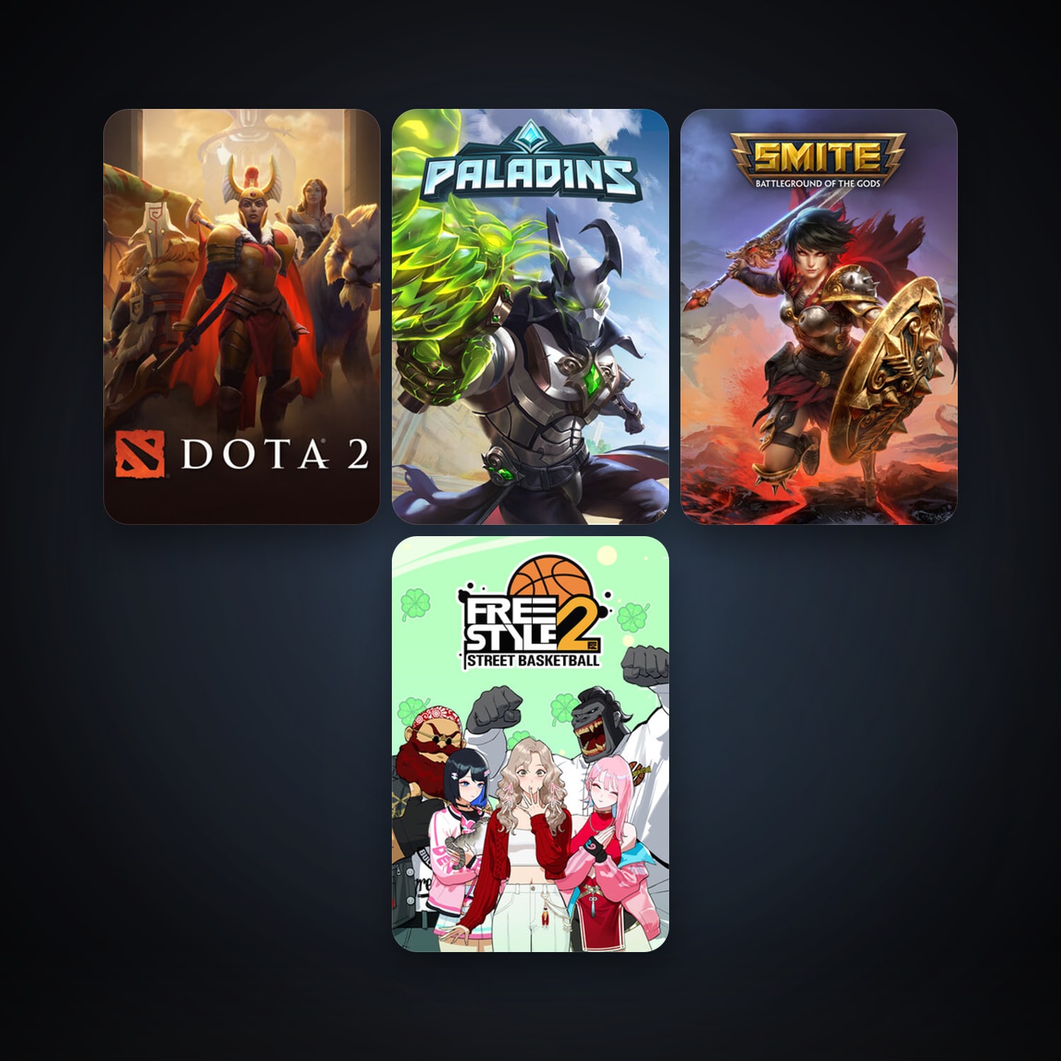 Dota 2 + Freestyle 2: Street Basketball, 8 games, clean — HabibiAccounts