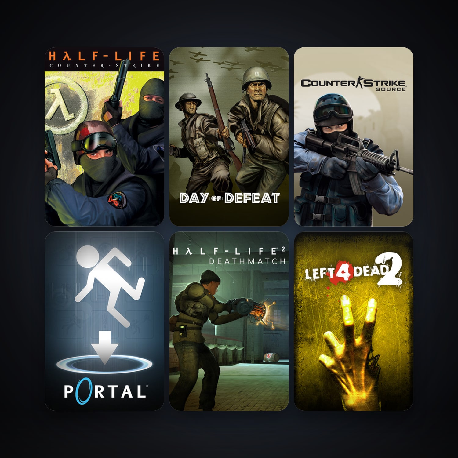 Counter-Strike + Day of Defeat, 15 games, Steam 10, clean · 261944600 — HabibiAccounts