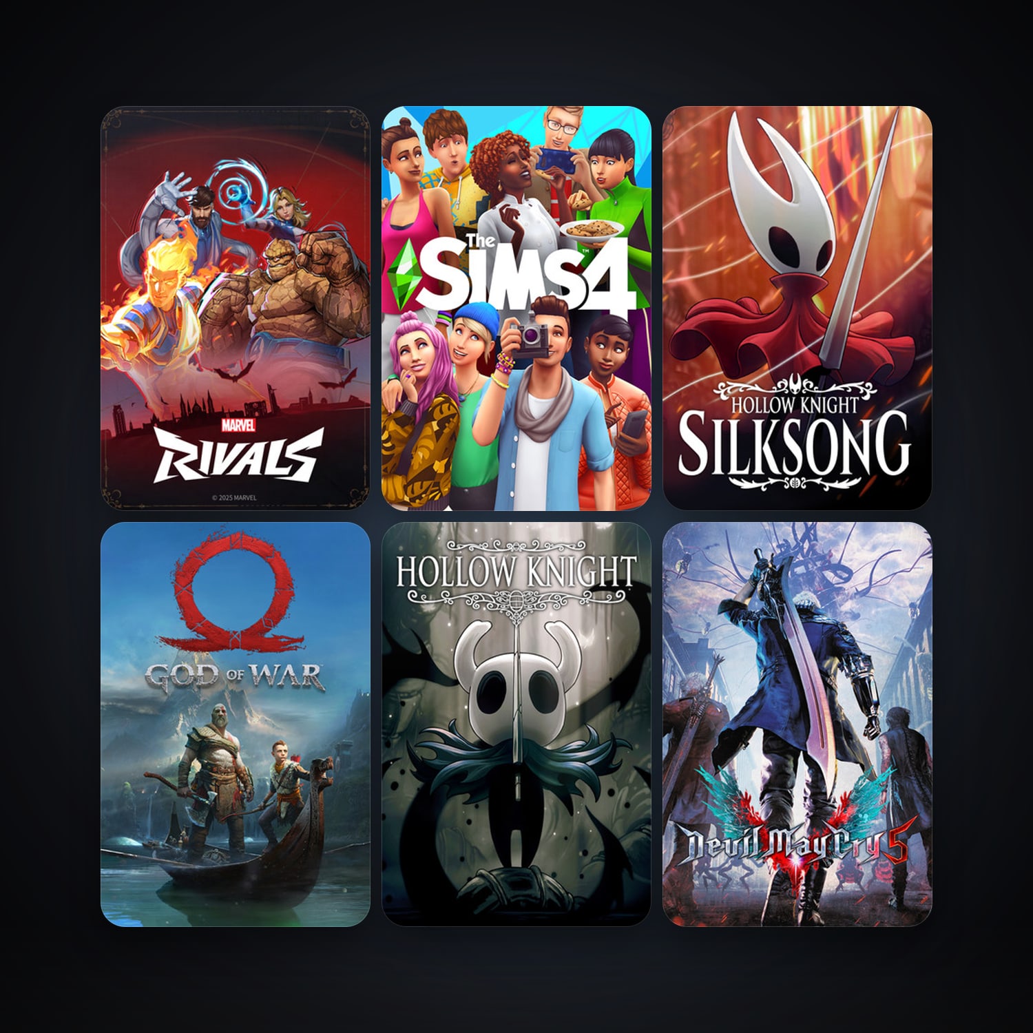 XCOM 2 + Hollow Knight, 14 games, clean — HabibiAccounts