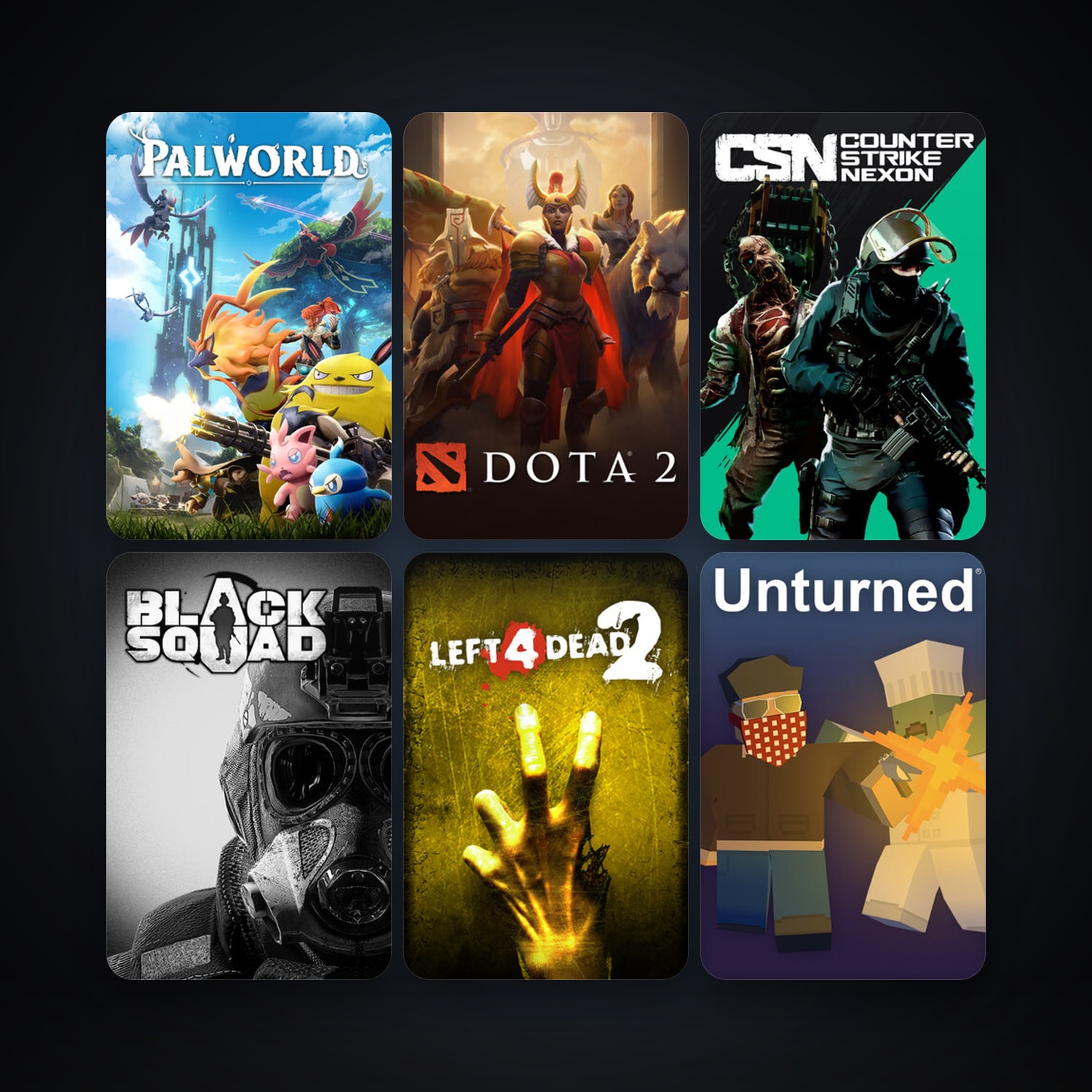 Left 4 Dead 2 + Dota 2, 12 games, clean — HabibiAccounts
