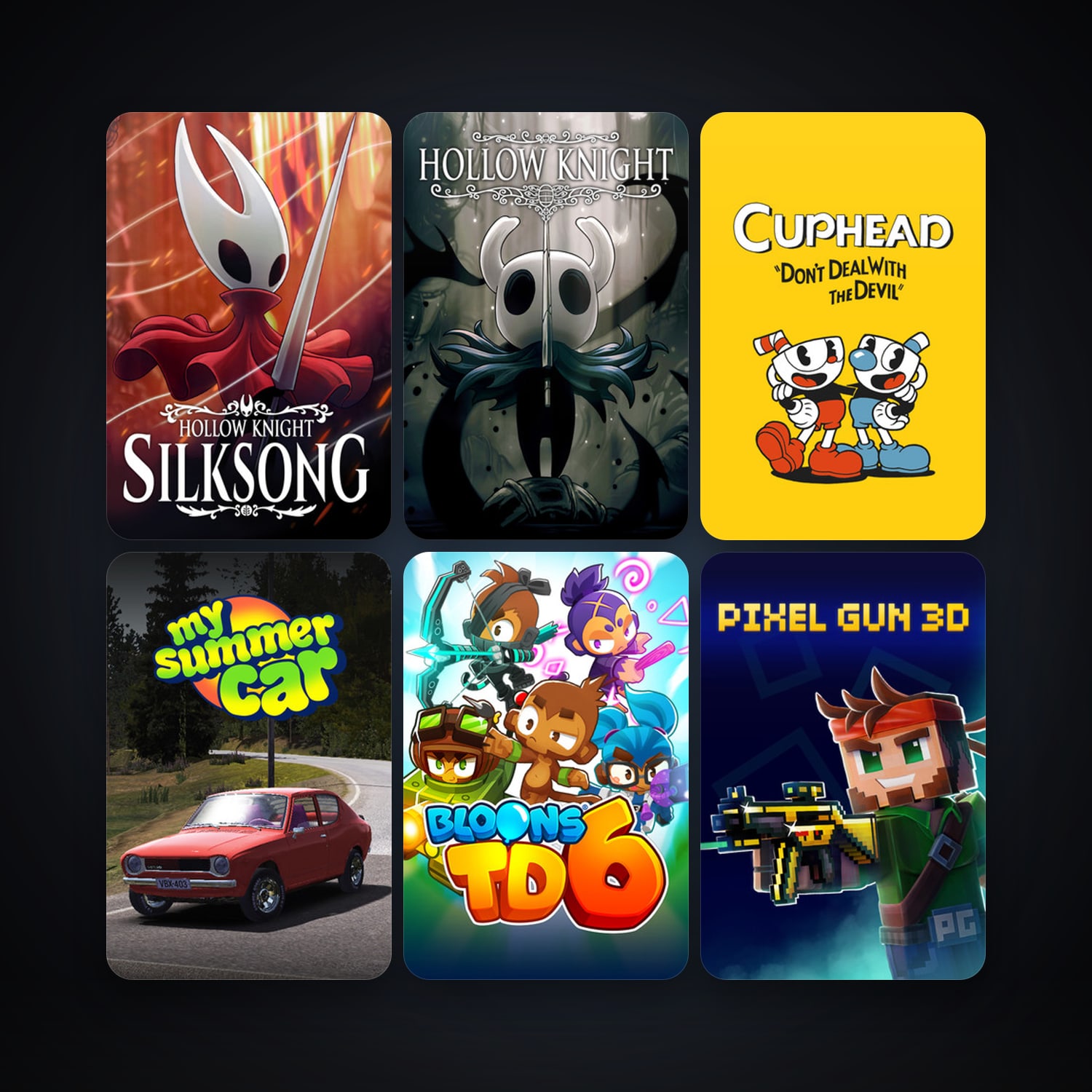 Euro Truck Simulator 2 + Cuphead, 25 games, clean — HabibiAccounts