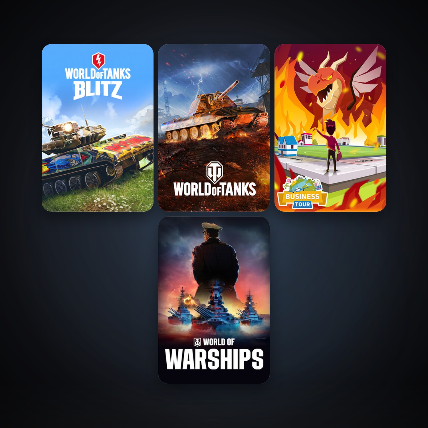 Business Tour - Board Game with Online Multiplayer + World of Tanks Blitz, 6 games, clean — HabibiAccounts