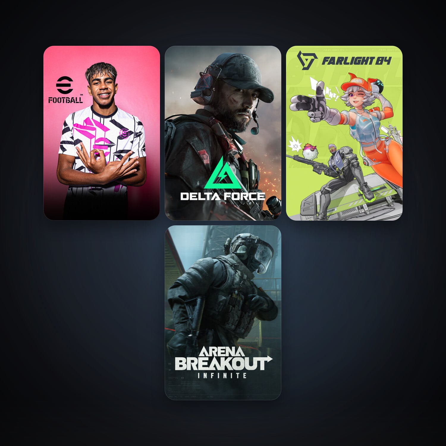 A.V.A Global + eFootball 2024, 6 games, clean — HabibiAccounts