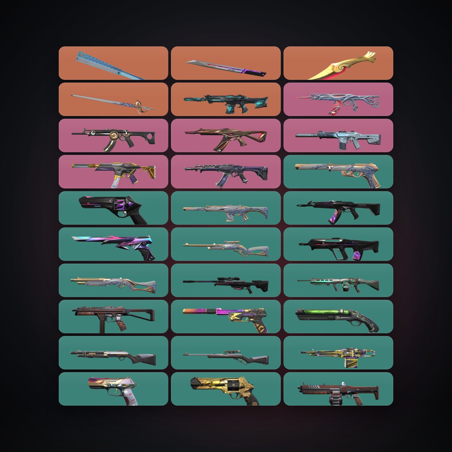 AP Silver 1 locker — 4 knives, 49 skins, lvl 196 — HabibiAccounts
