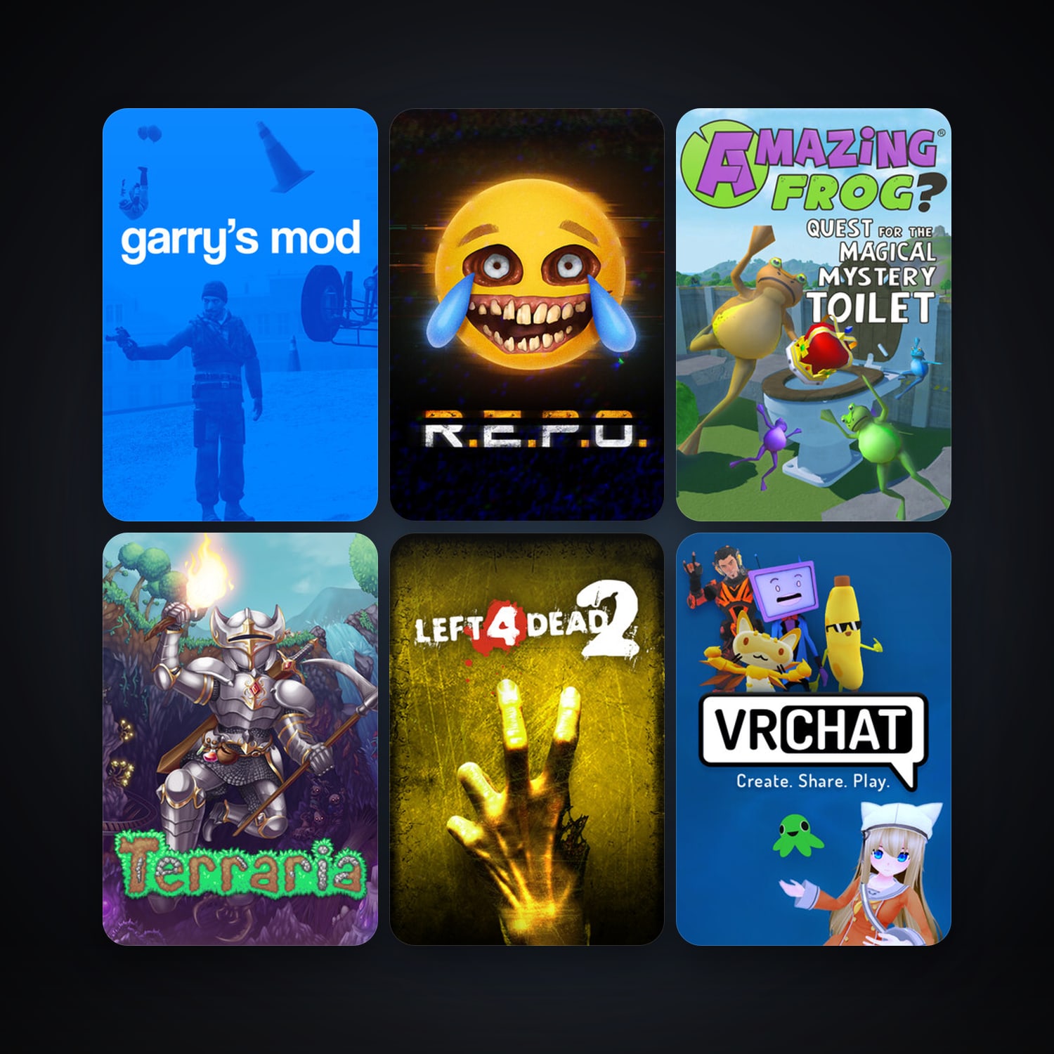 Left 4 Dead 2 + Garry's Mod, 32 games, clean — HabibiAccounts