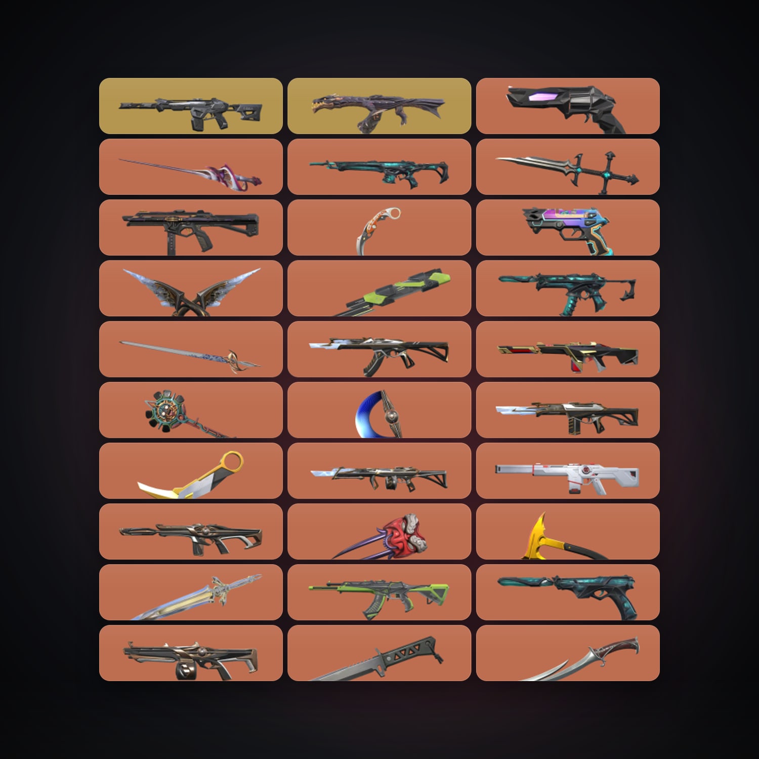 EU Plat 3 locker — 18 knives, 230 skins, lvl 360 — HabibiAccounts