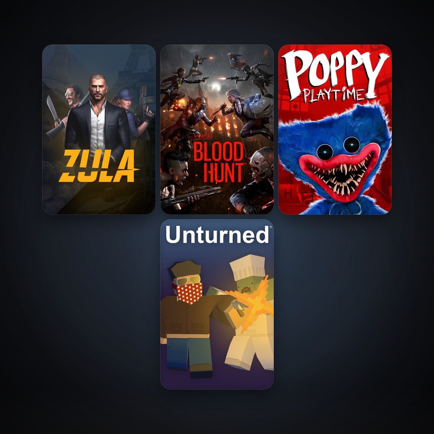 Free CS2 (No Prime) + Unturned, 8 games, clean — HabibiAccounts