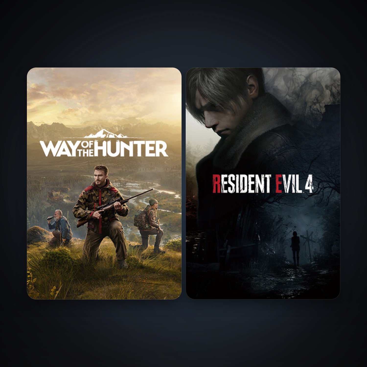 Way of the Hunter + Resident Evil 4, 3 games, clean — HabibiAccounts
