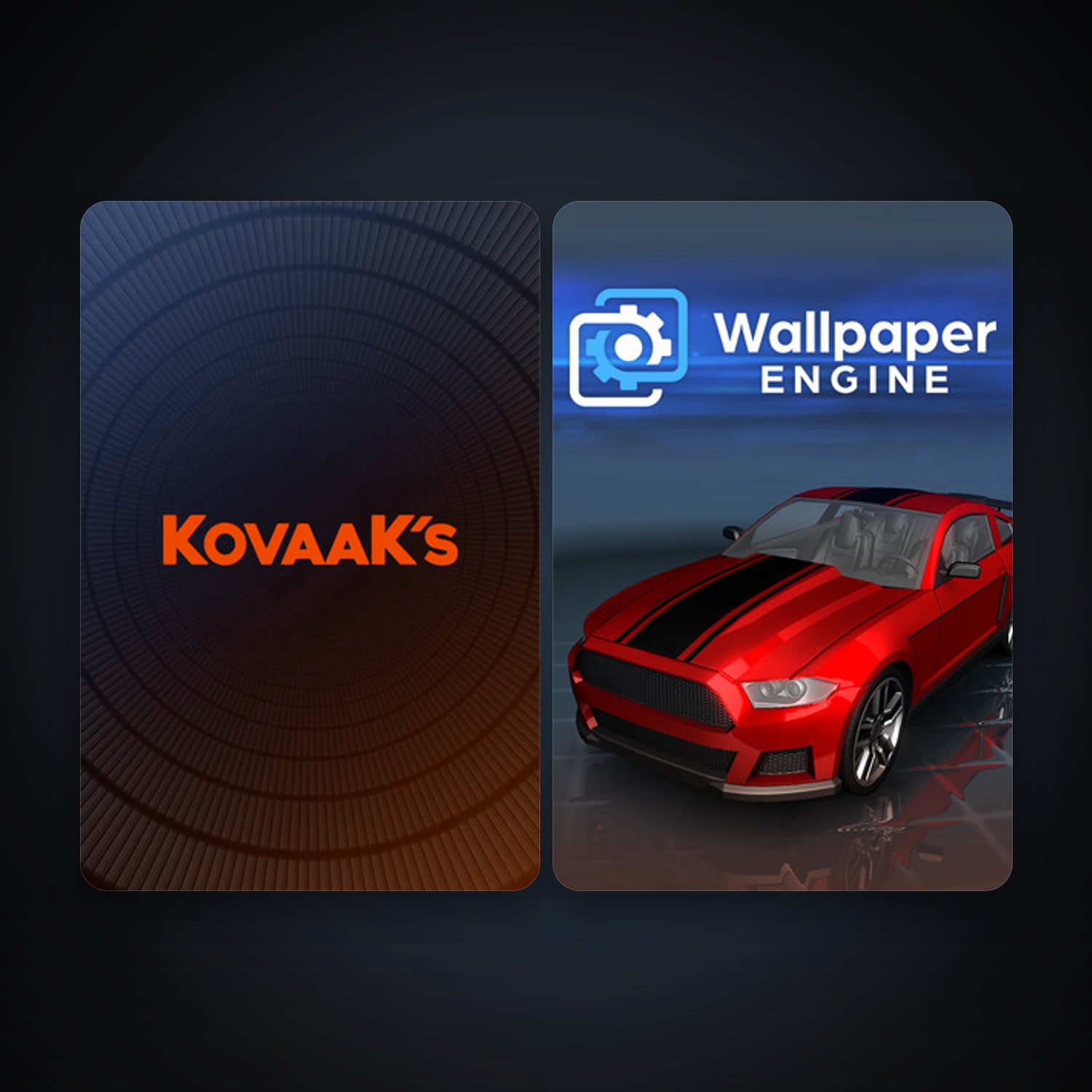 Wallpaper Engine + KovaaK's FPS Aim Trainer, 4 games, clean — HabibiAccounts