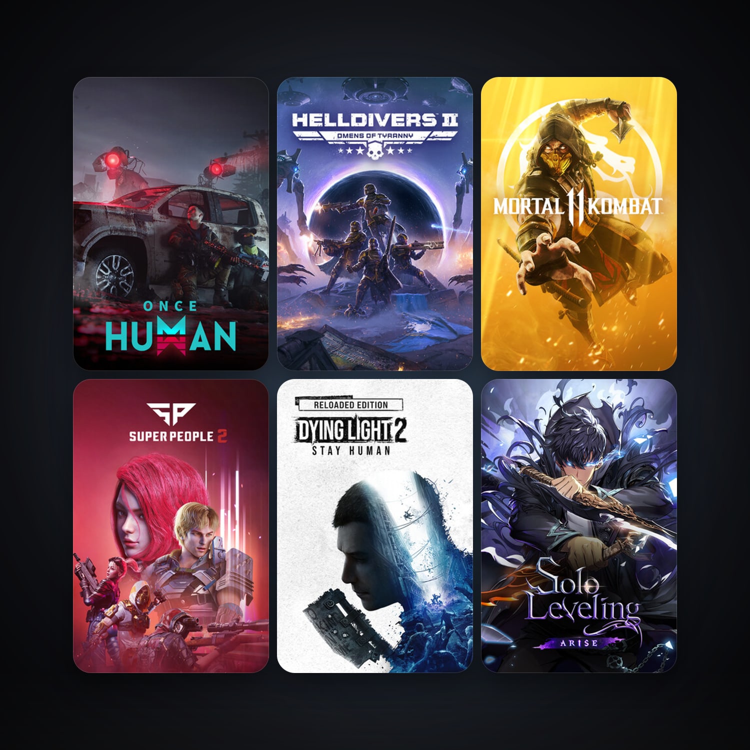 Dying Light 2 Stay Human + HELLDIVERS 2, 72 games, clean — HabibiAccounts