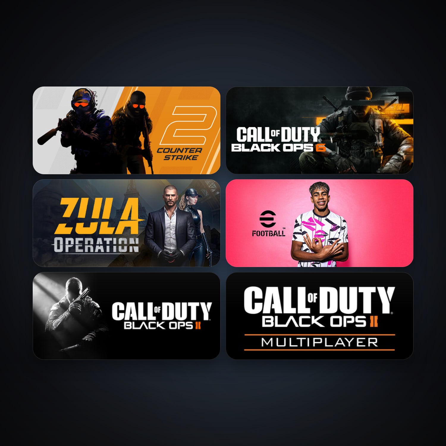 CS2 Prime + Call of Duty: Black Ops II, 57 games, clean — HabibiAccounts