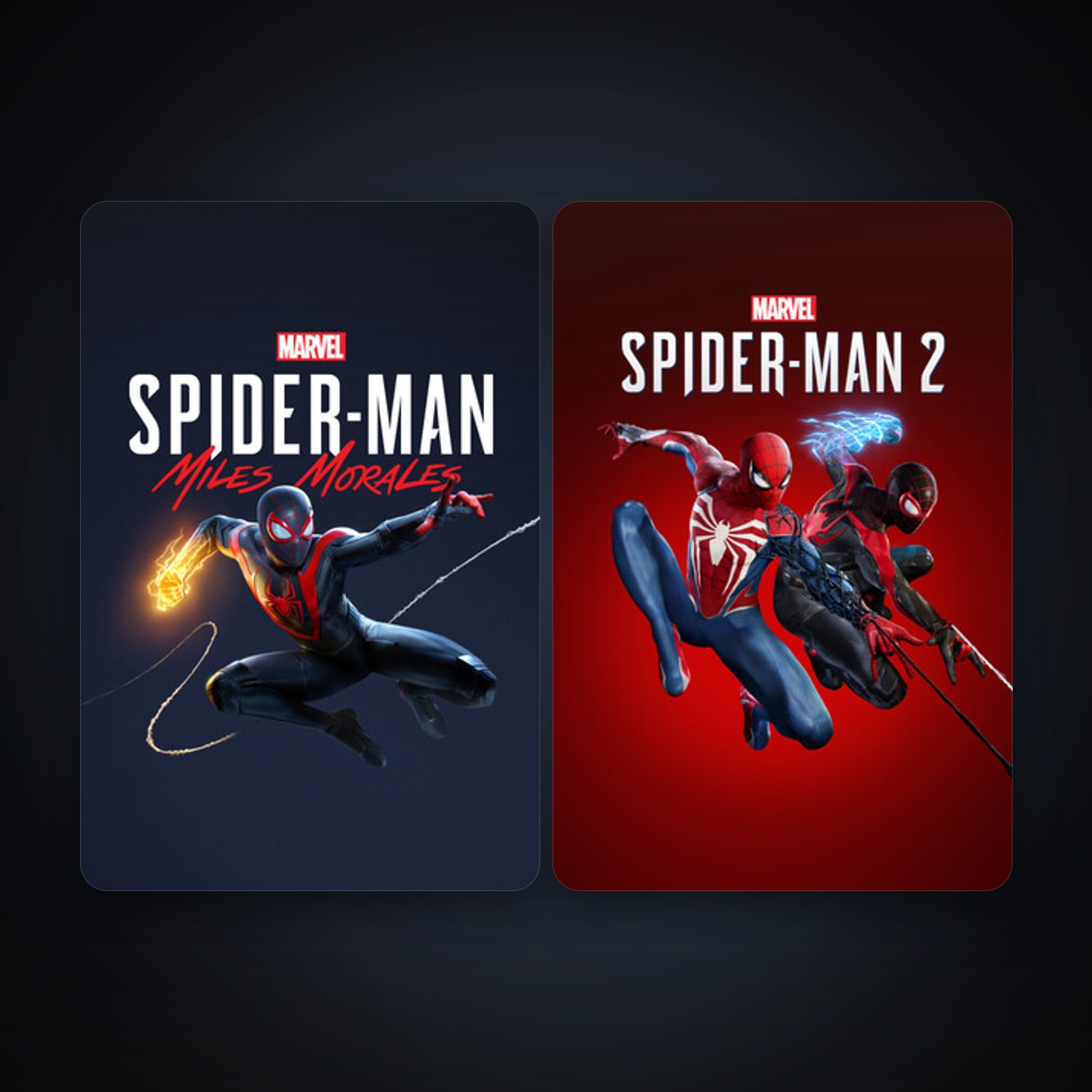 Marvel’s Spider-Man: Miles Morales + Marvel's Spider-Man 2, 2 games, clean — HabibiAccounts