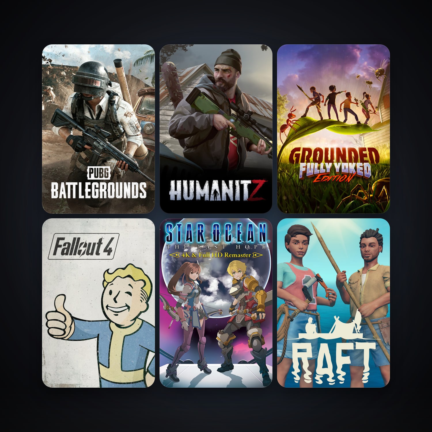 Dying Light + Fallout 4, 65 games, Steam 11, clean — HabibiAccounts