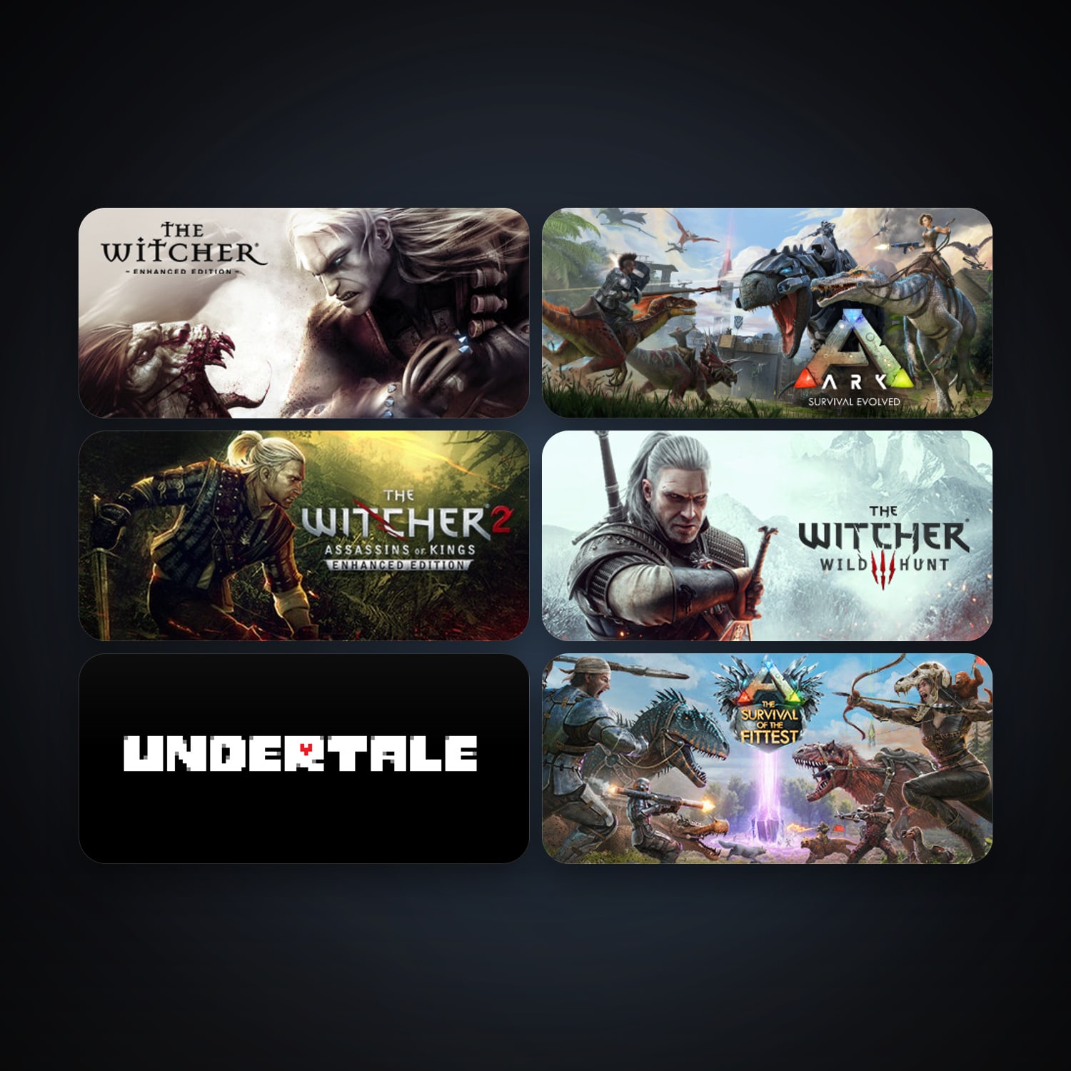 The Witcher: Enhanced Edition Director's Cut + The Witcher 2: Assassins of Kings Enhanced Edition, 6 games, clean — HabibiAccounts