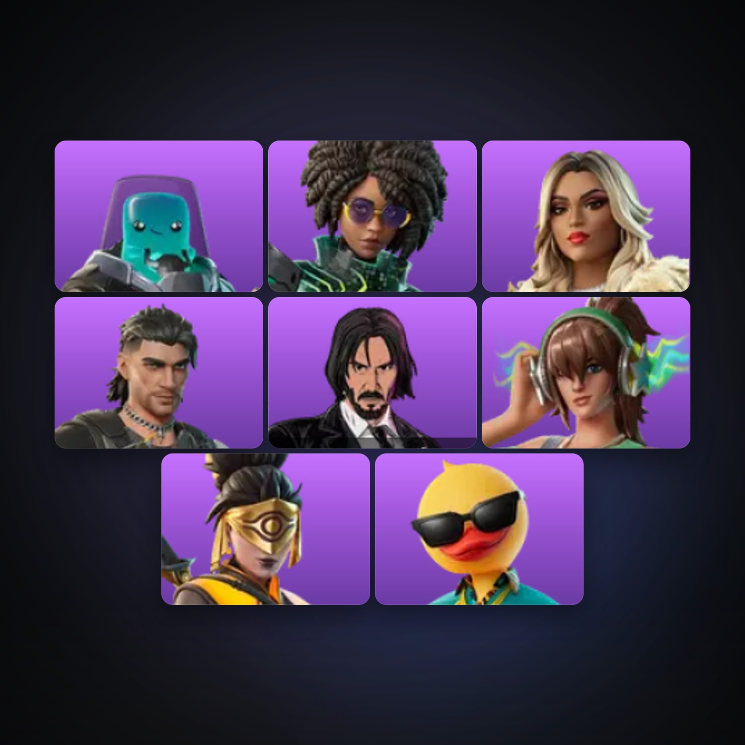 Fortnite account with The Guardian & Vanguard Slone — 8 skins — lvl 279 — HabibiAccounts