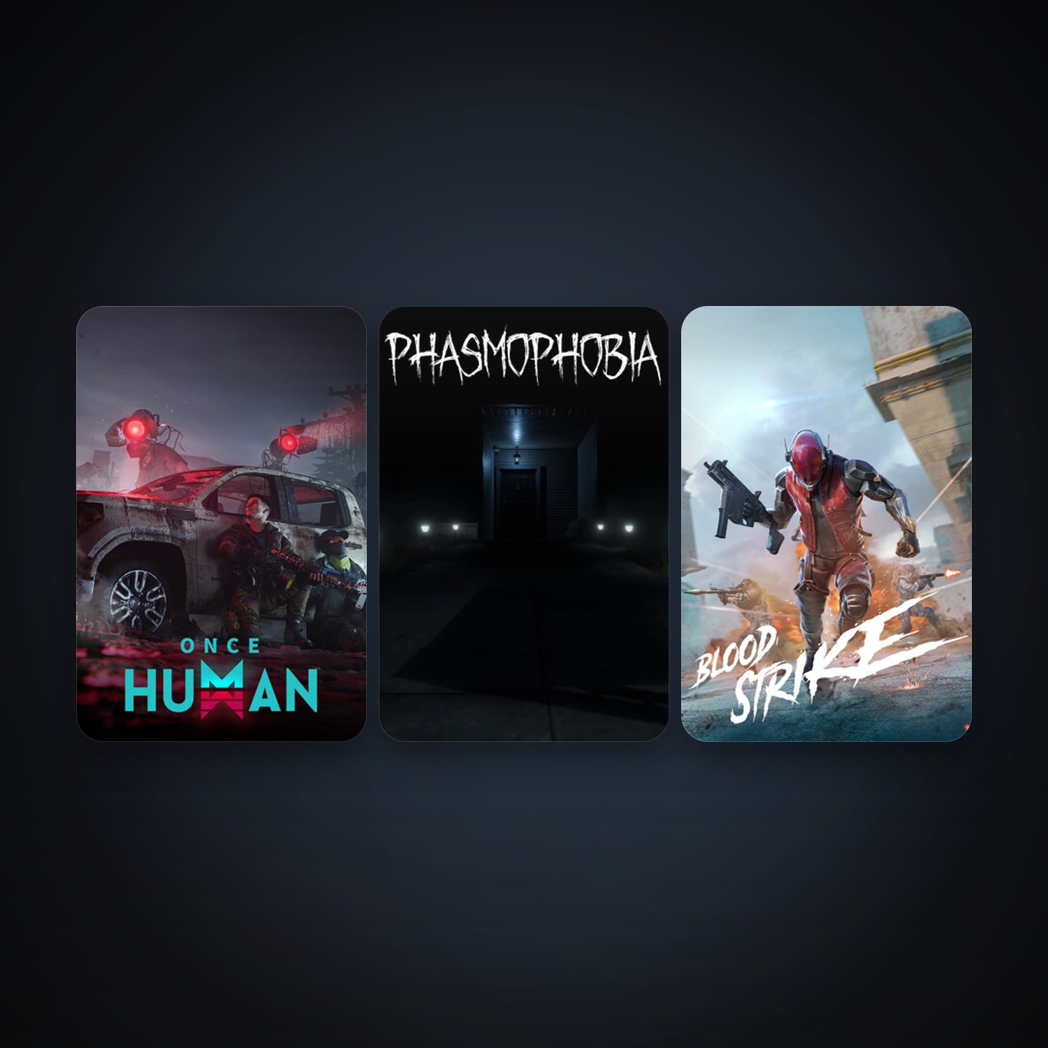 Phasmophobia + Once Human, 4 games, clean — HabibiAccounts