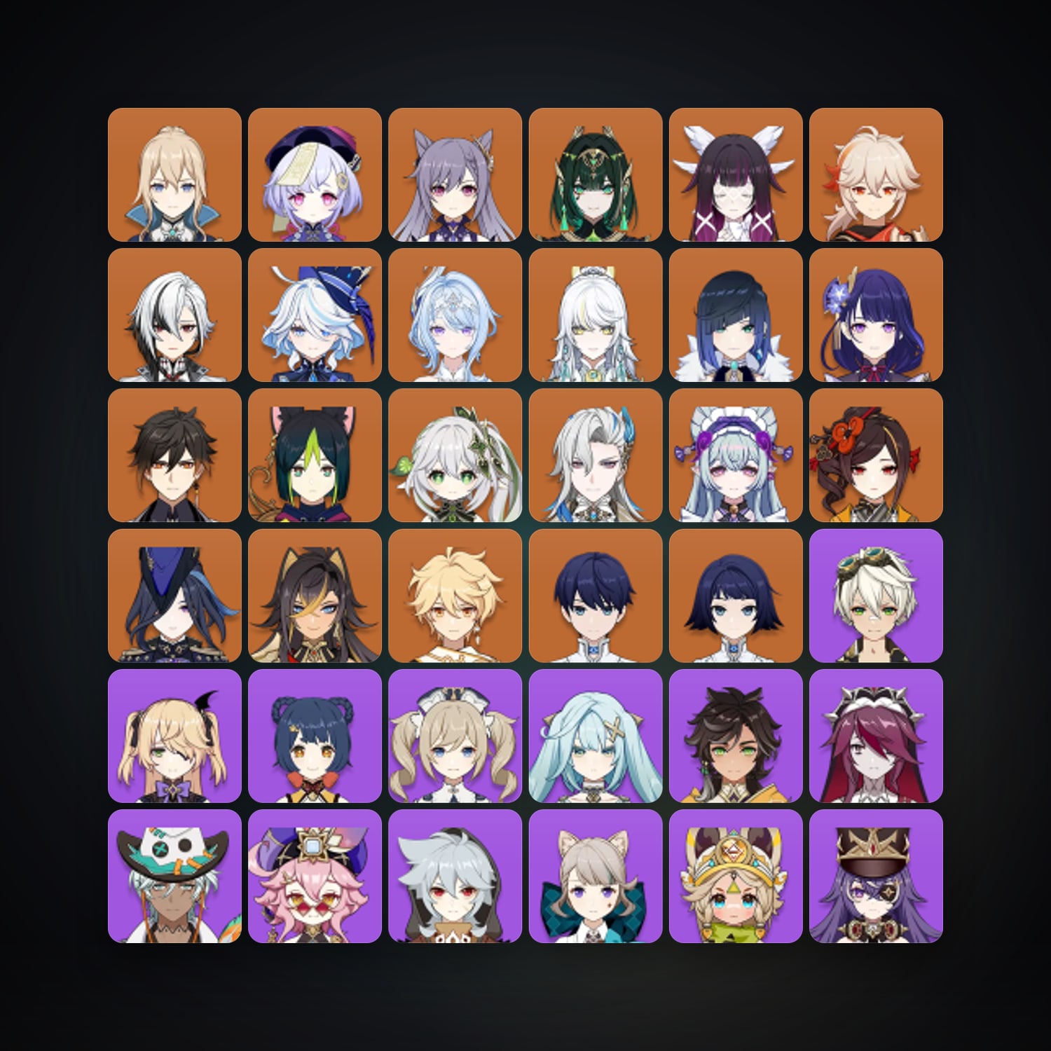 Genshin Impact | AR 57 | 69 Chars | 20× 5★ — Genshin / miHoYo Account — HabibiAccounts