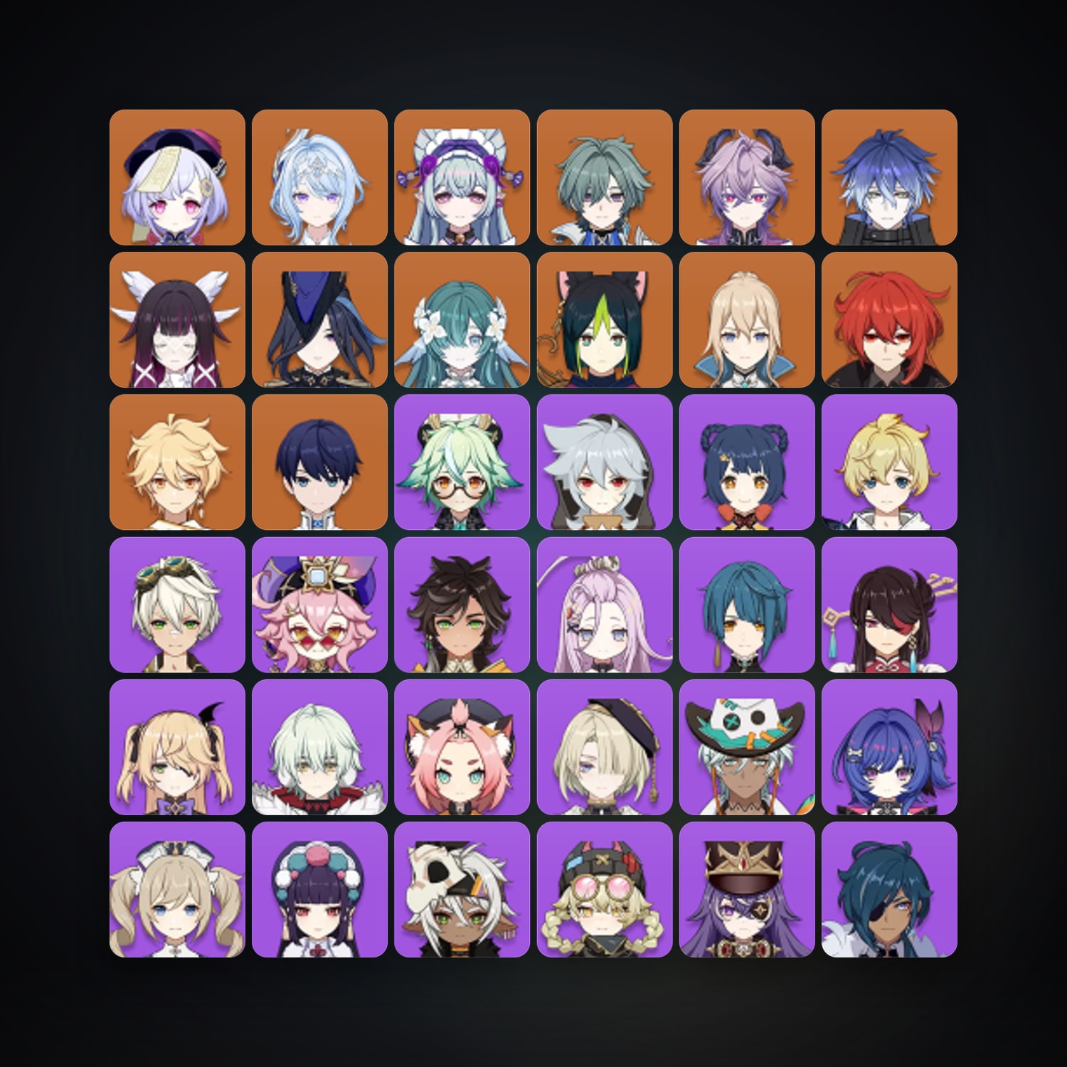 Genshin Impact | AR 56 | 50 Chars | 12× 5★ — Genshin / miHoYo Account · 261962779 — HabibiAccounts