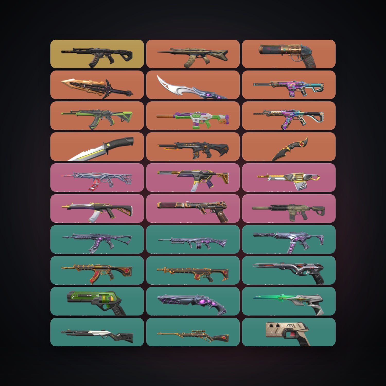 AP Diamond 3 locker — 4 knives, 97 skins, lvl 657 — HabibiAccounts