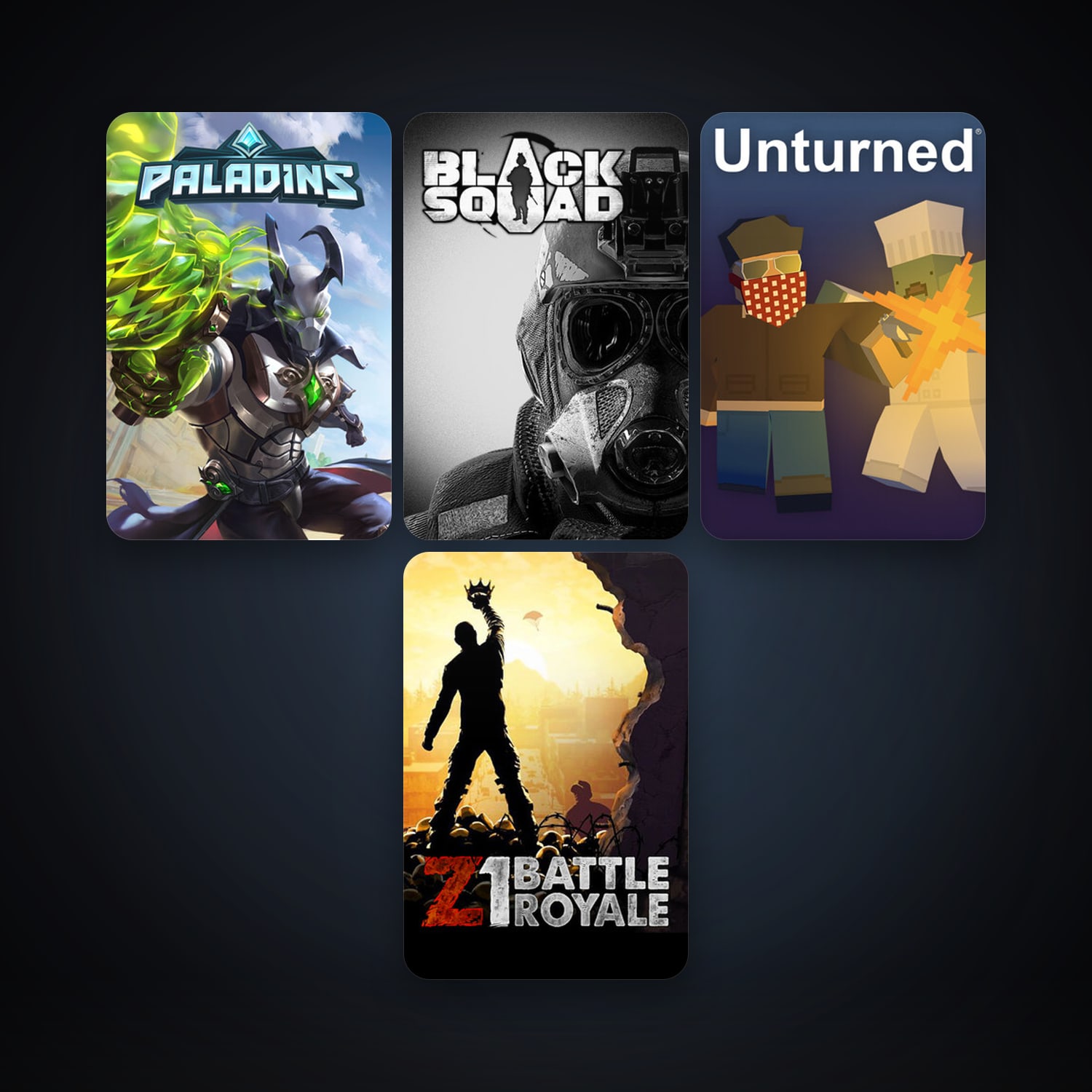 Steam account: Unturned + Z1 Battle Royale, 13 games, clean — HabibiAccounts