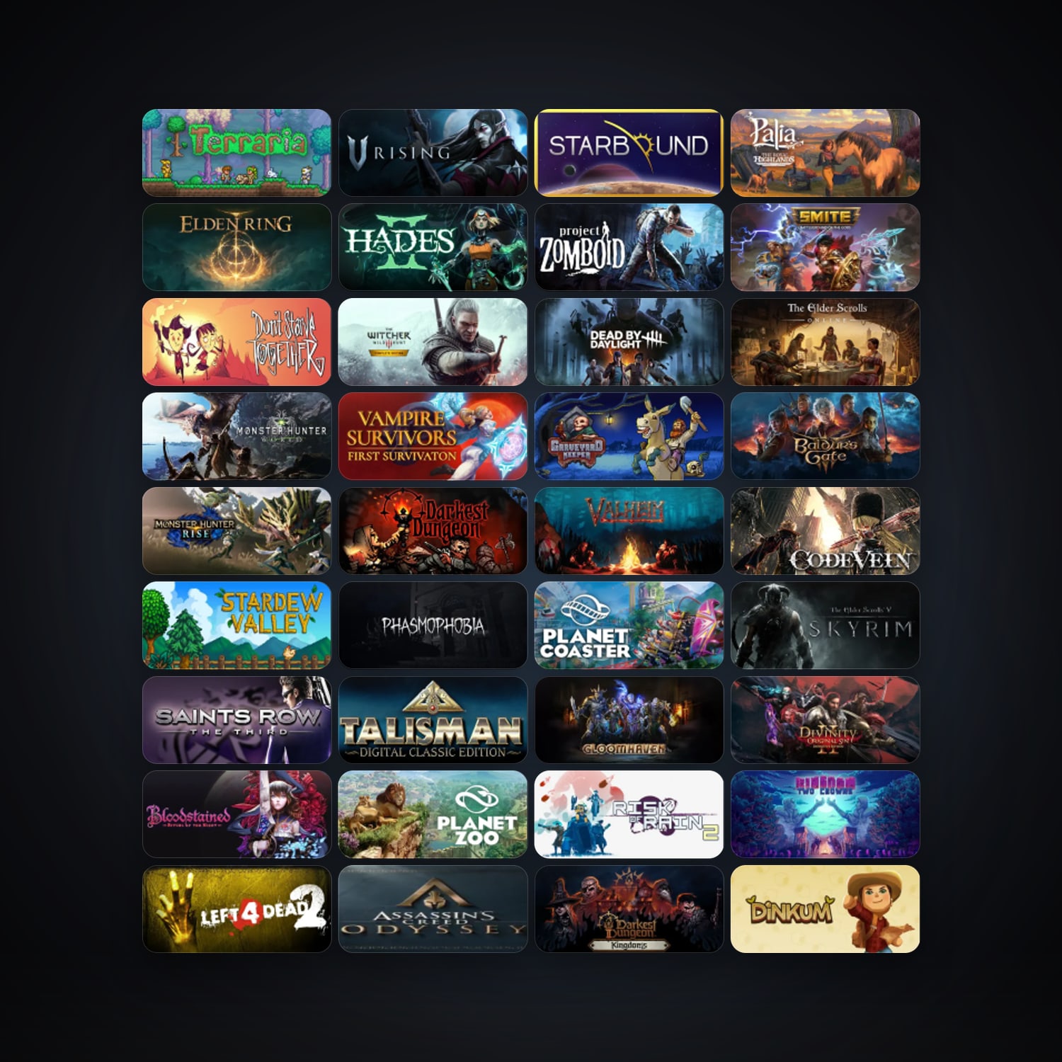 Terraria + Project Zomboid, 333 games, Steam 12, clean — HabibiAccounts