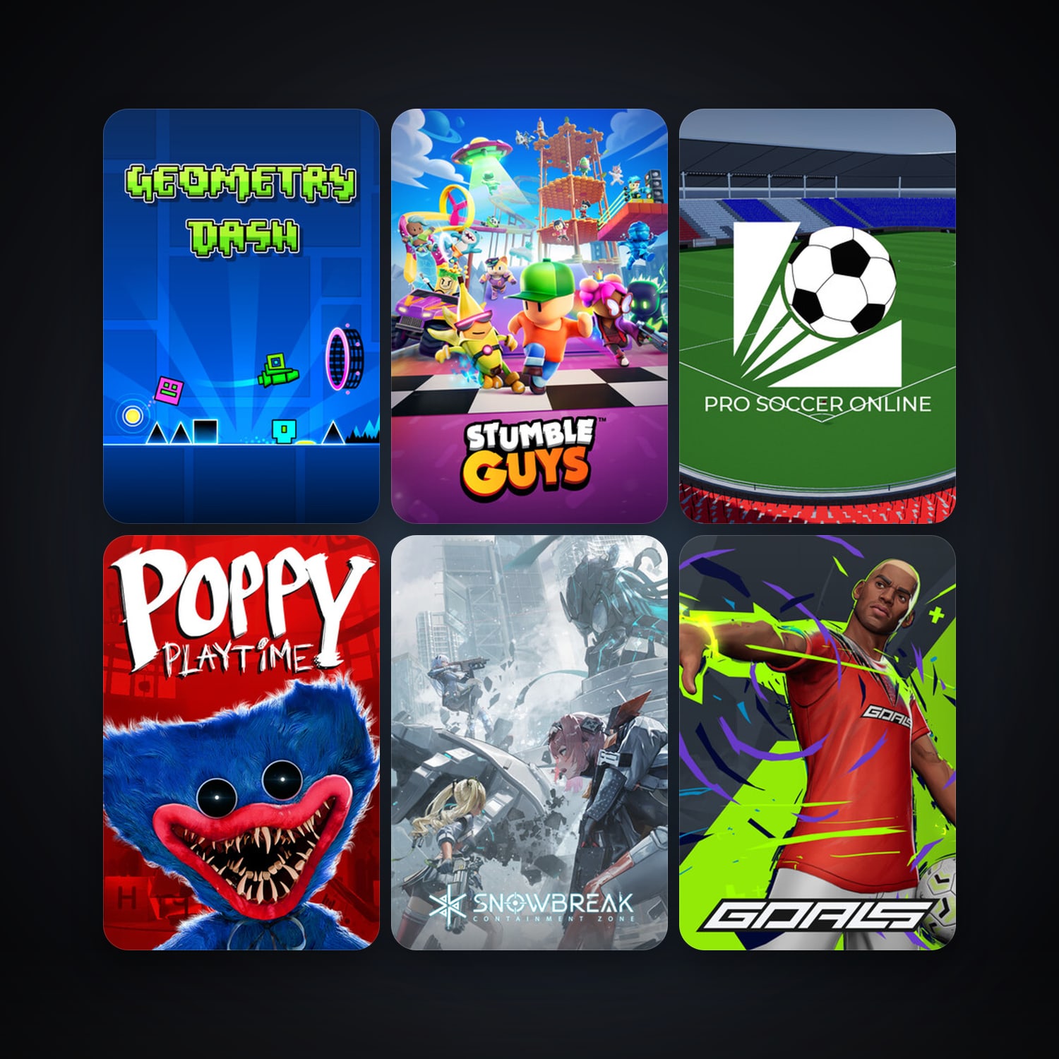 Geometry Dash + IdleOn - The Idle RPG, 25 games, clean — HabibiAccounts